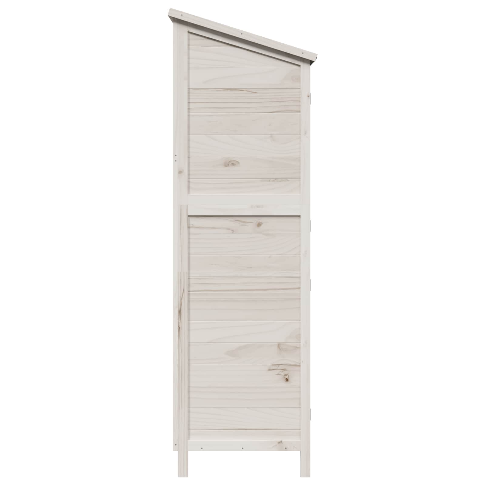 Capanno da Giardino con tetto Bianco 106 x 56 x 176,5 cm