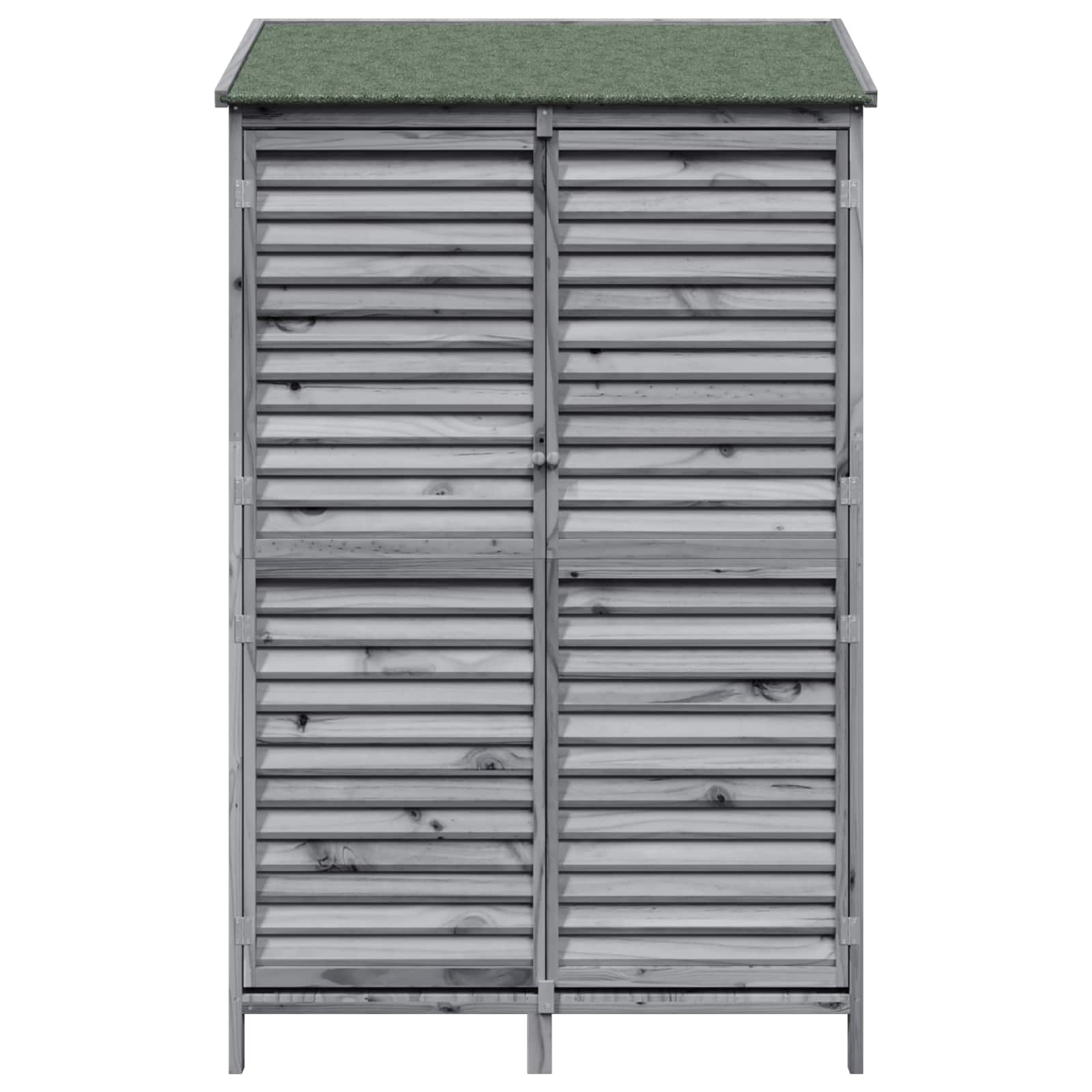 Capanno da Giardino con tetto Grigio 106 x 56 x 176,5 cm