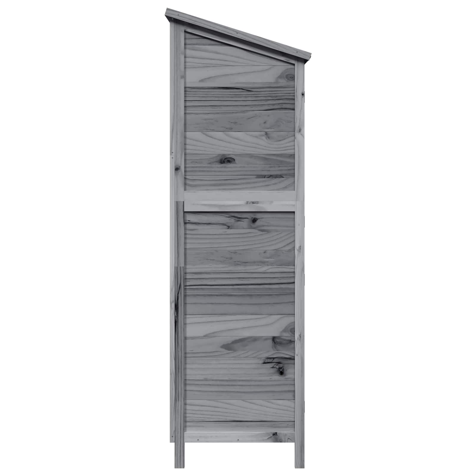 Capanno da Giardino con tetto Grigio 106 x 56 x 176,5 cm