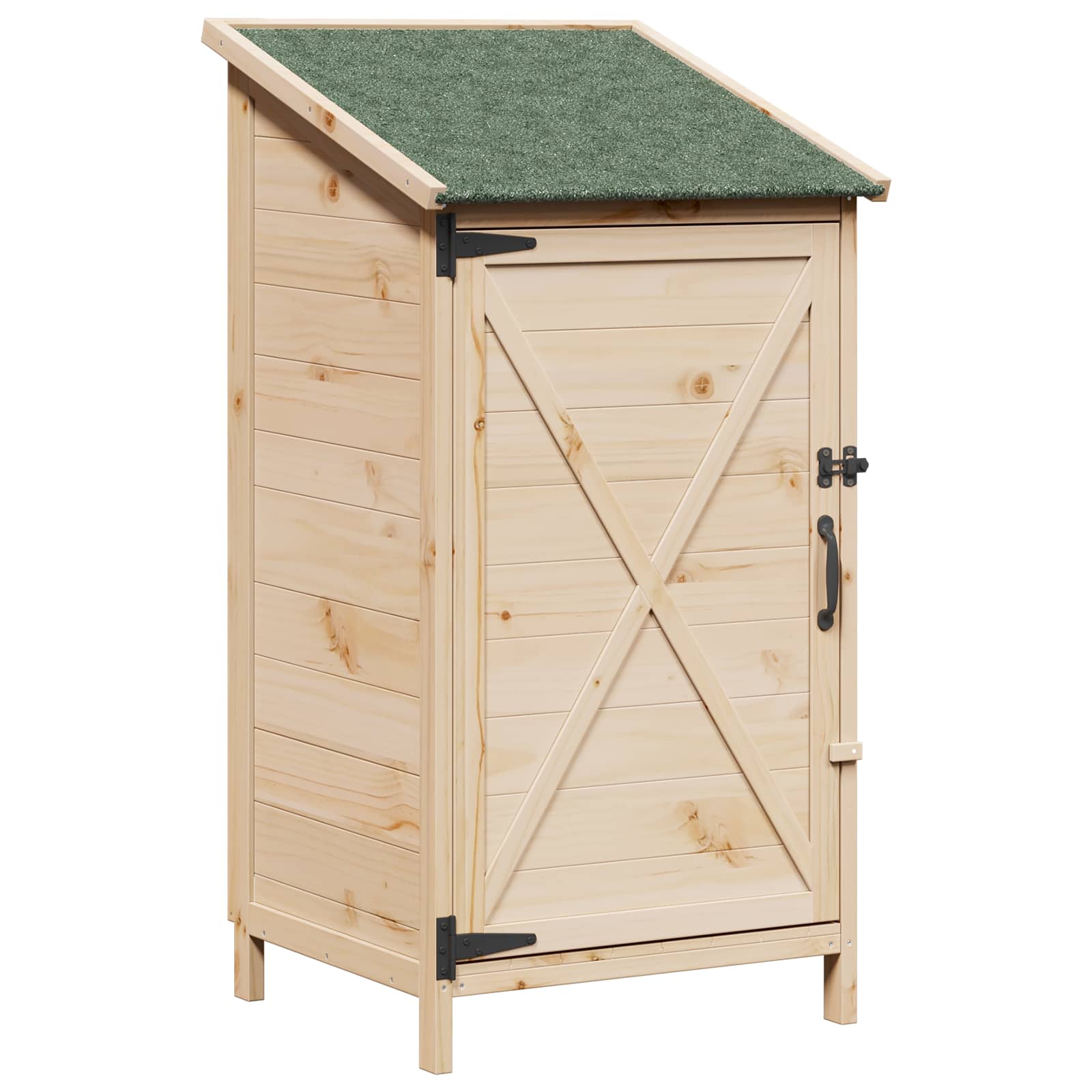 Capanno da Giardino Naturale 59,5 x 56 x 113,5 cm