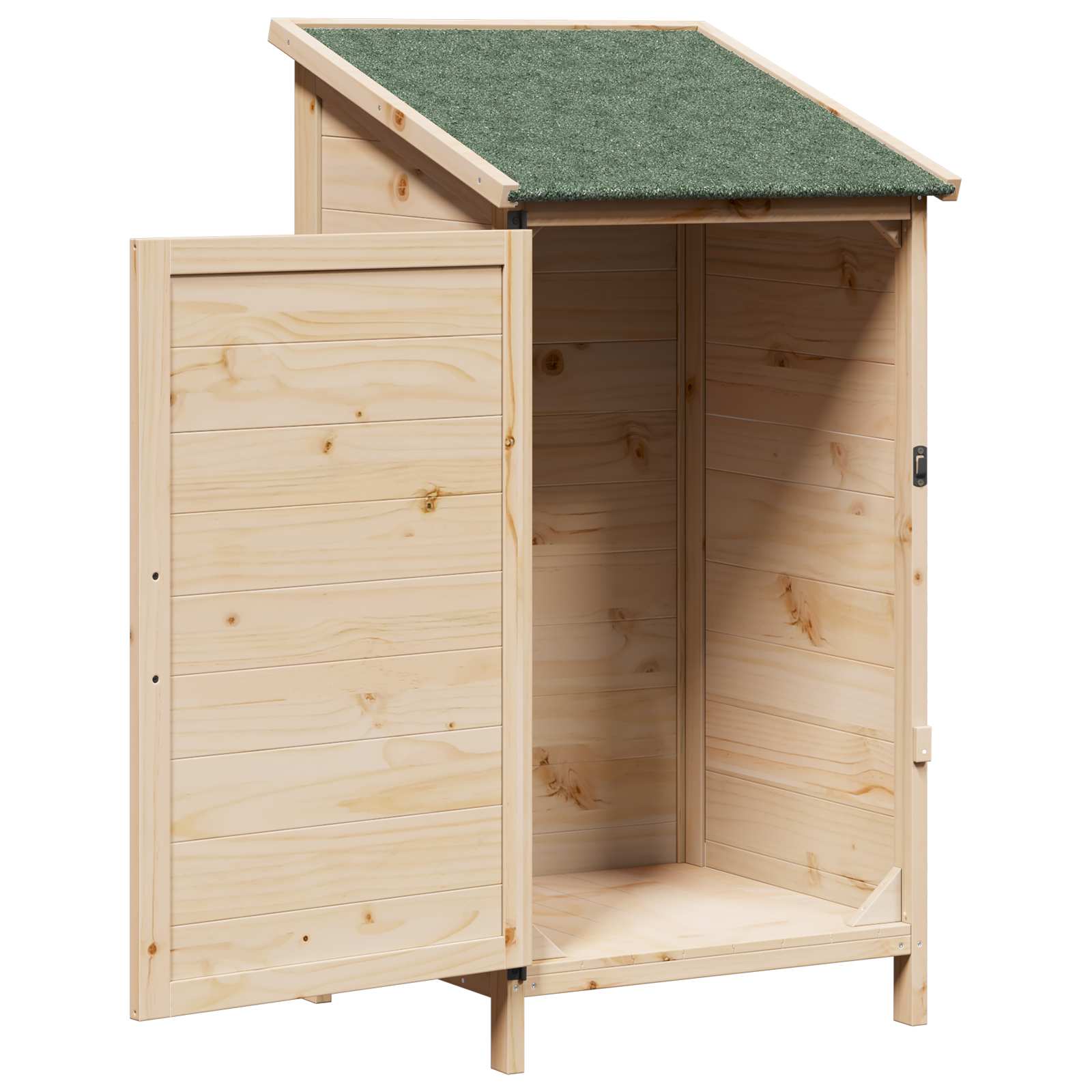 Capanno da Giardino Naturale 59,5 x 56 x 113,5 cm