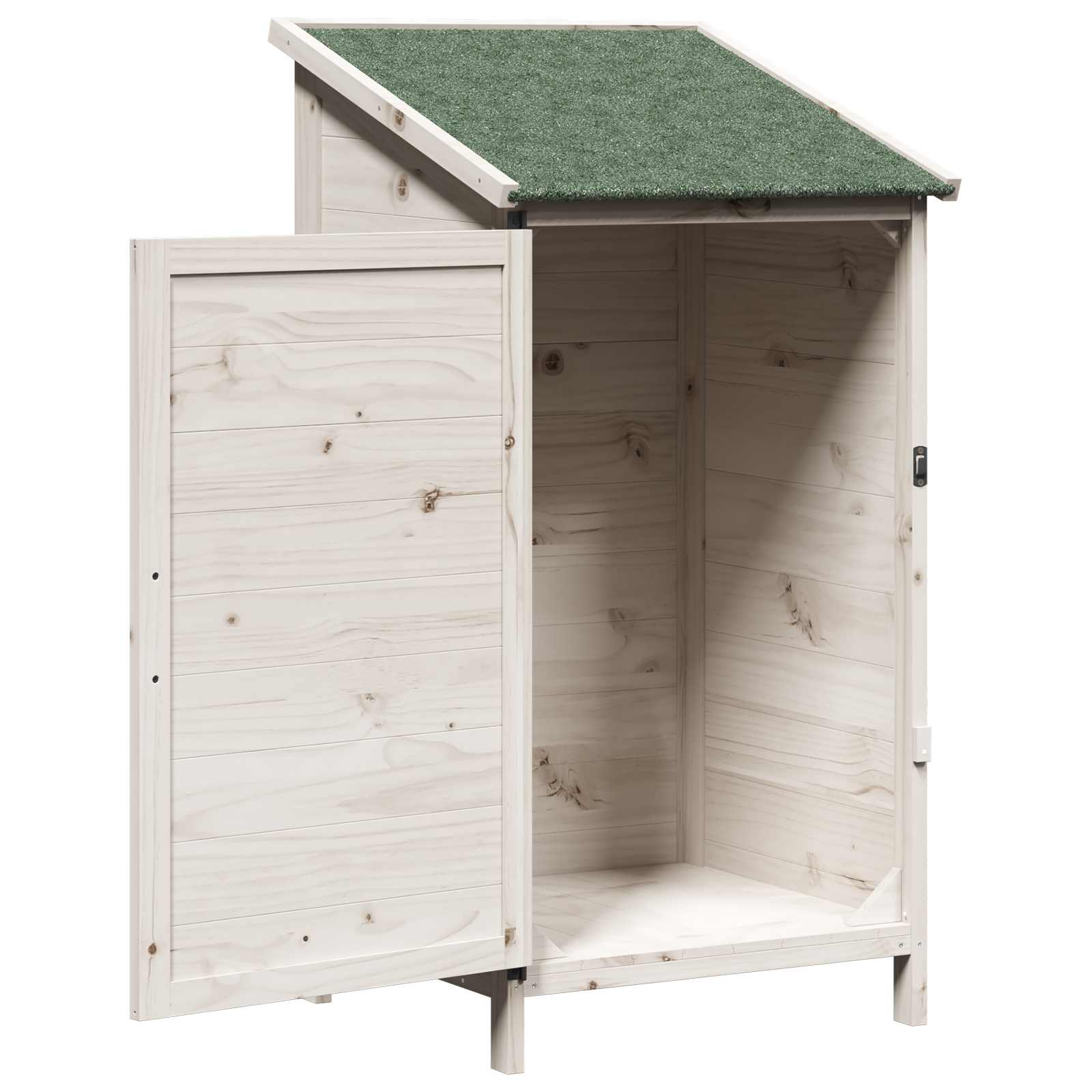 Capanno da Giardino Bianco 59,5 x 56 x 113,5 cm