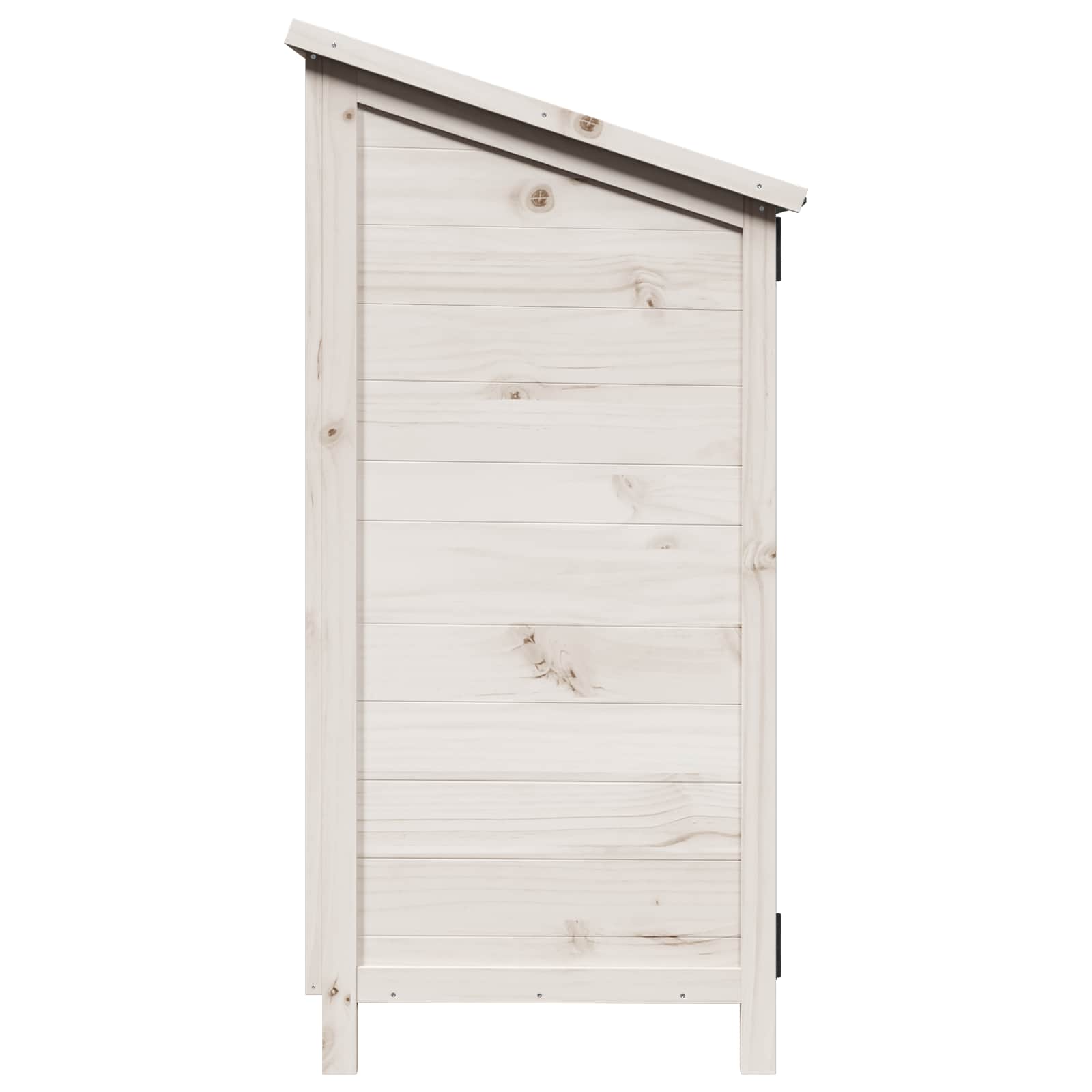 Capanno da Giardino Bianco 59,5 x 56 x 113,5 cm