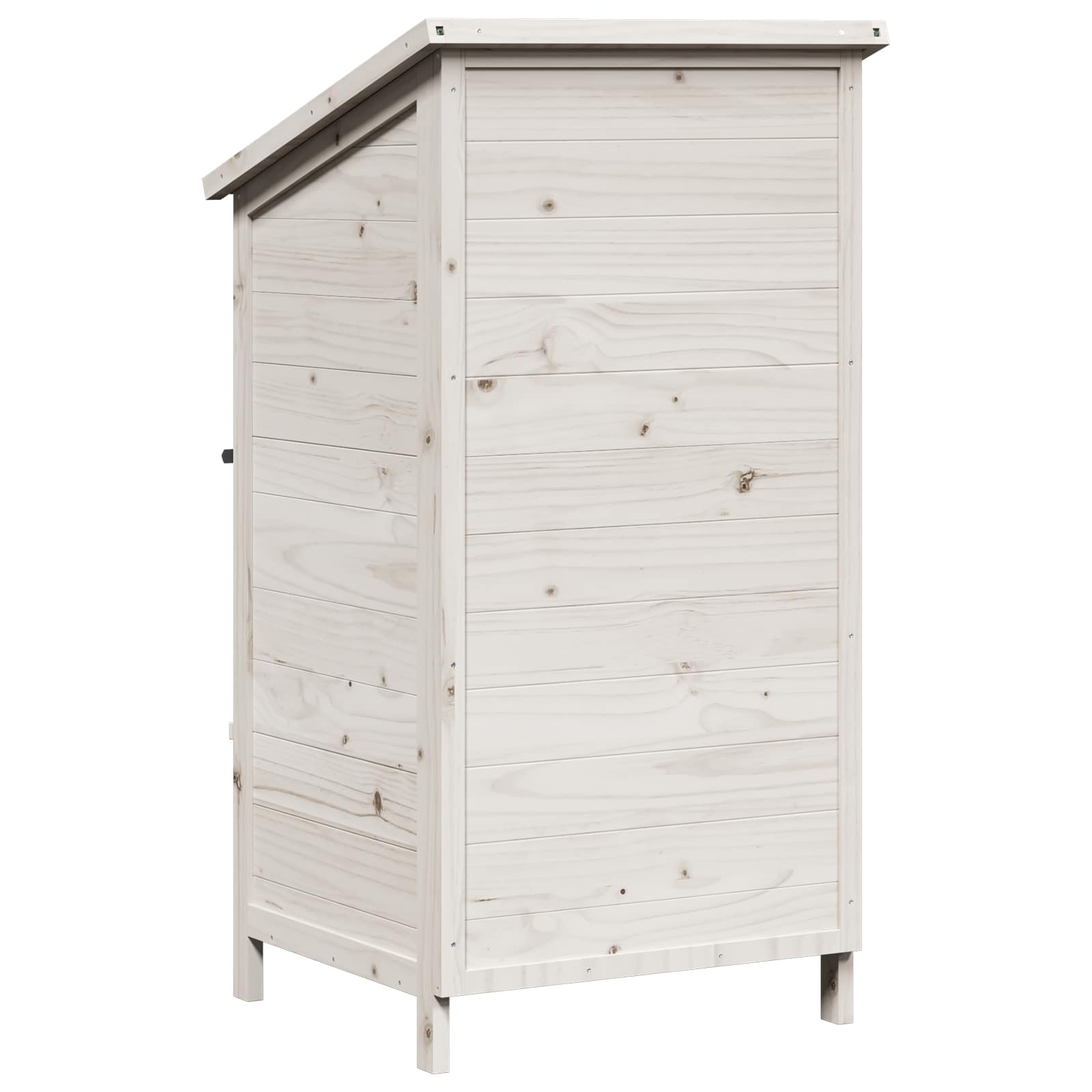 Capanno da Giardino Bianco 59,5 x 56 x 113,5 cm