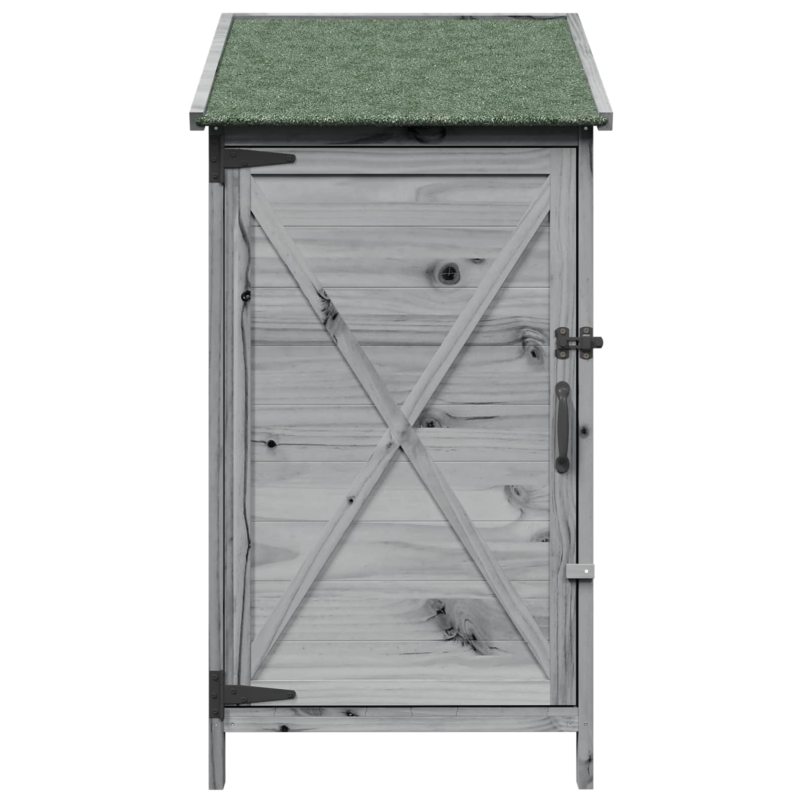 Capanno da Giardino Grigio 59,5 x 56 x 113,5 cm