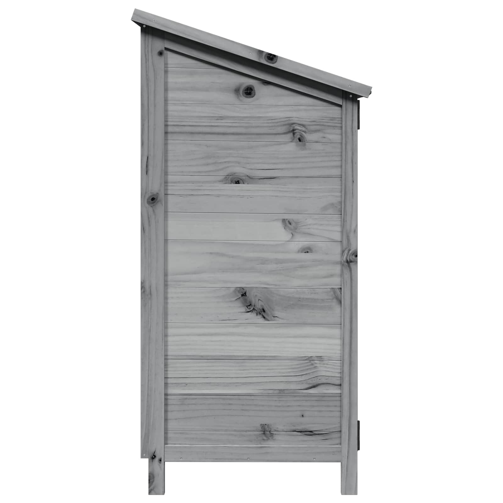 Capanno da Giardino Grigio 59,5 x 56 x 113,5 cm