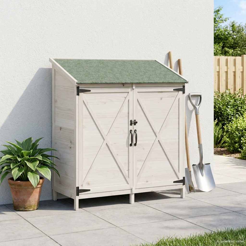 Capanno da Giardino Bianco 106 x 56 x 113,5 cm