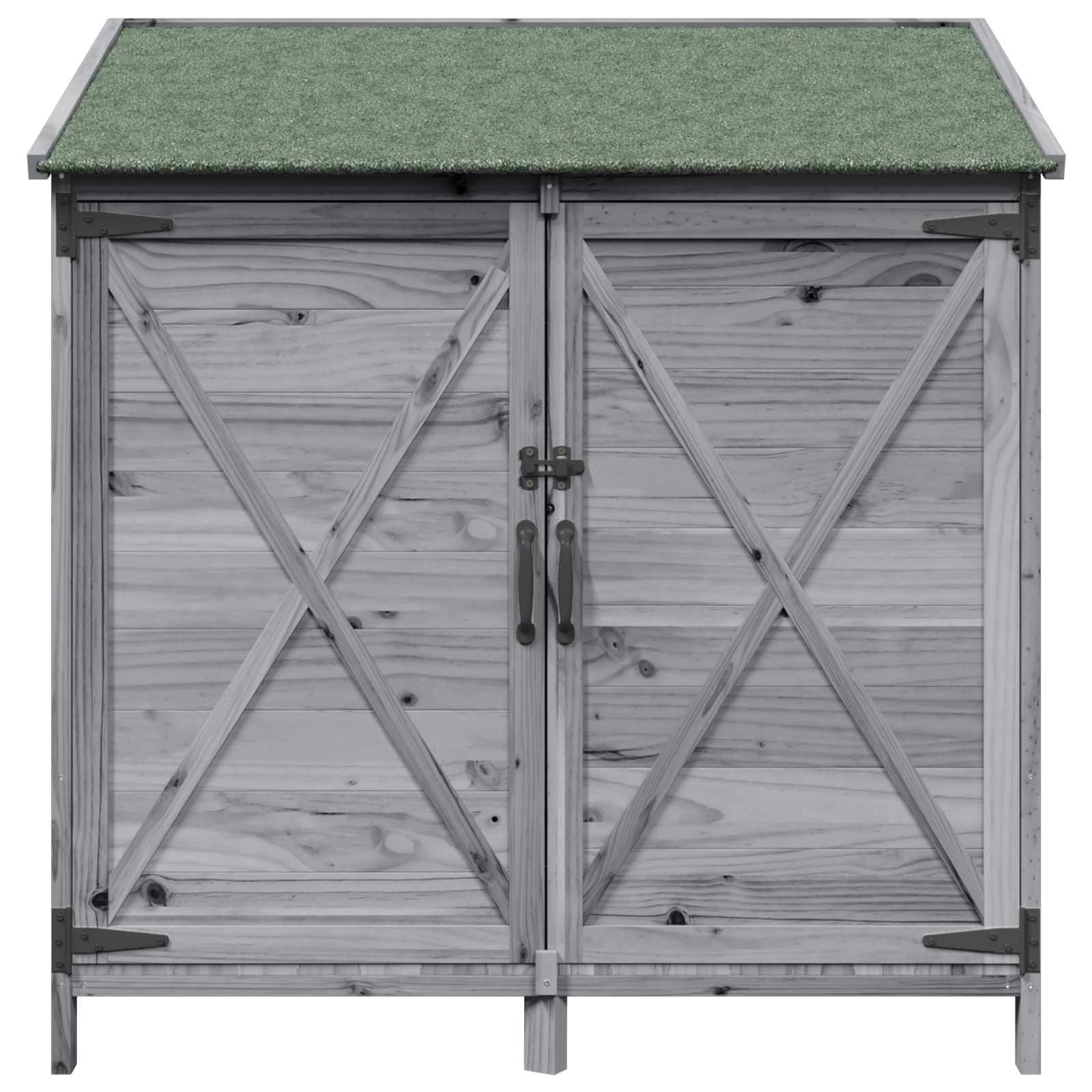 Capanno da Giardino Grigio 106 x 56 x 113,5 cm