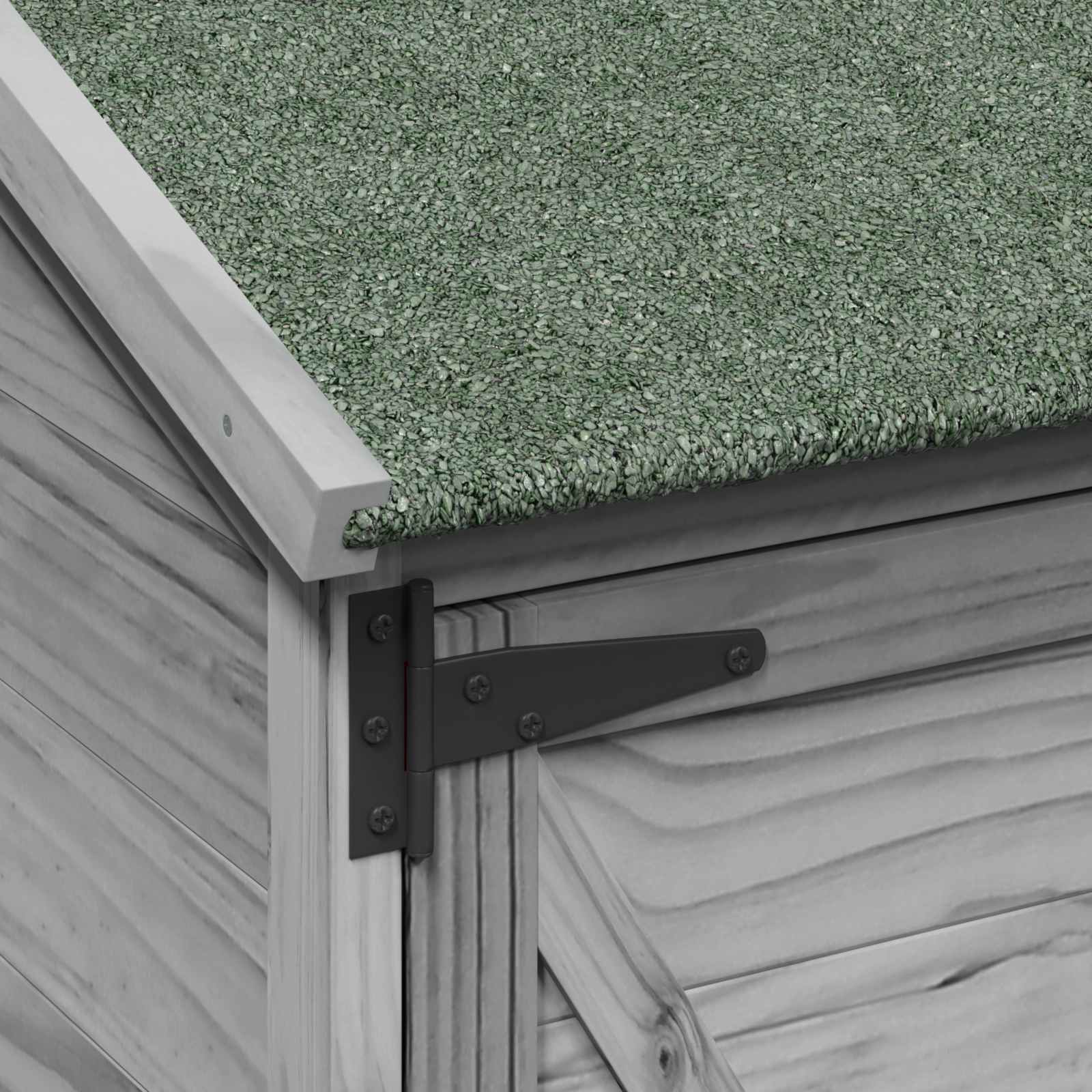 Capanno da Giardino Grigio 106 x 56 x 113,5 cm