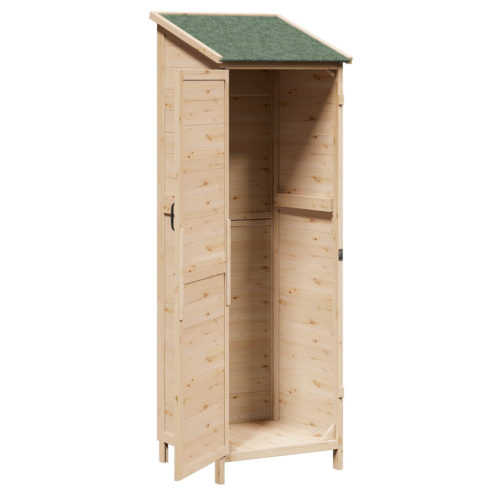 Capanno da Giardino Naturale 59,5 x 56 x 176,5 cm