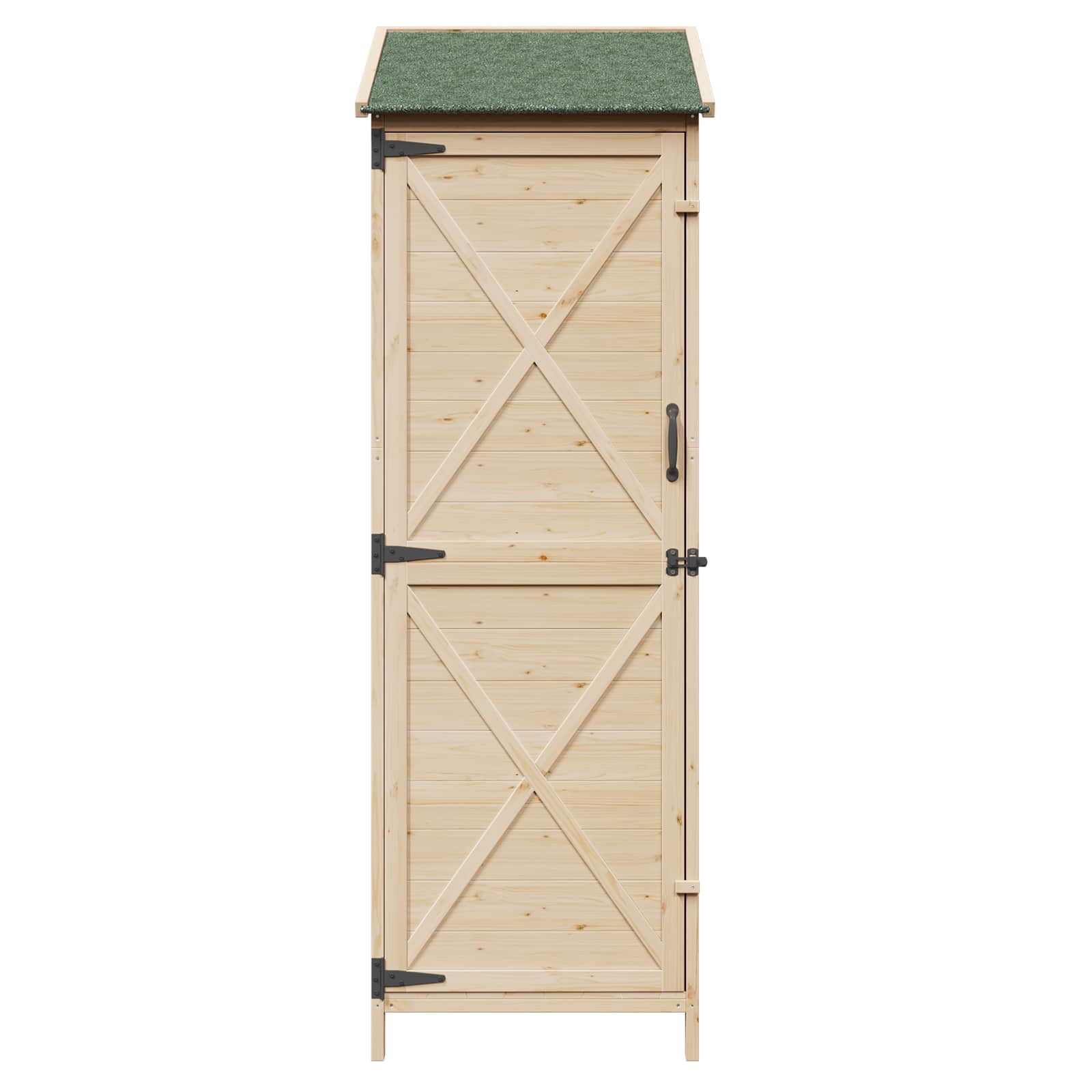 Capanno da Giardino Naturale 59,5 x 56 x 176,5 cm