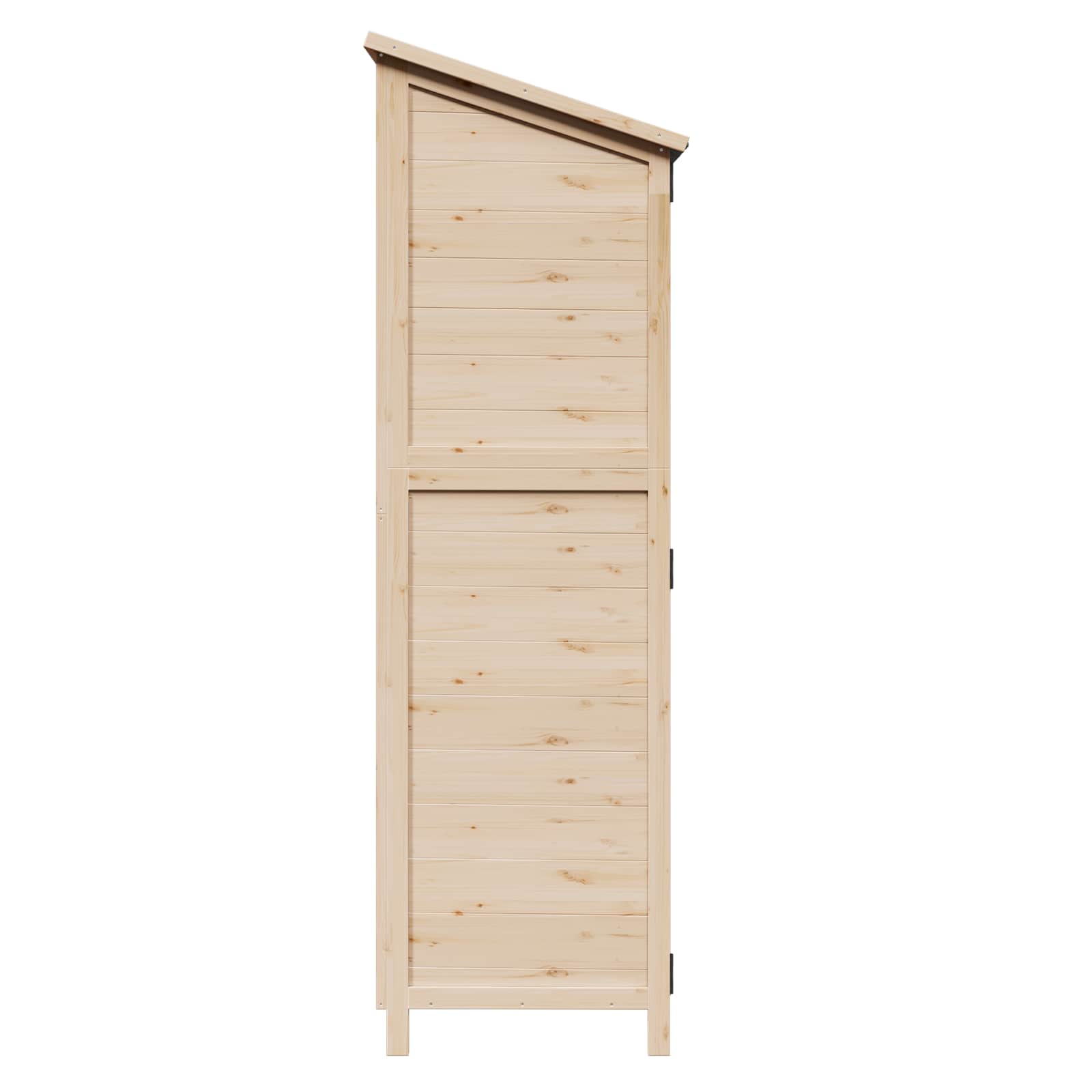 Capanno da Giardino Naturale 59,5 x 56 x 176,5 cm