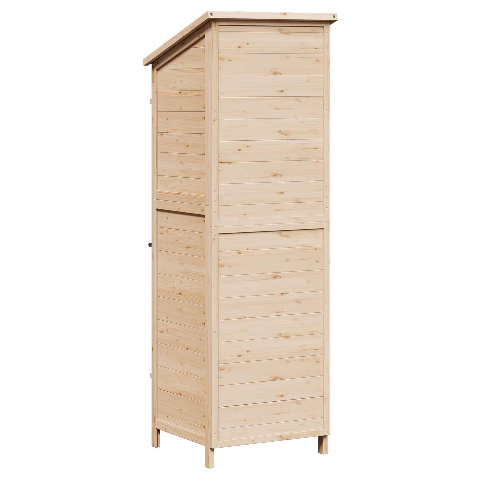 Capanno da Giardino Naturale 59,5 x 56 x 176,5 cm