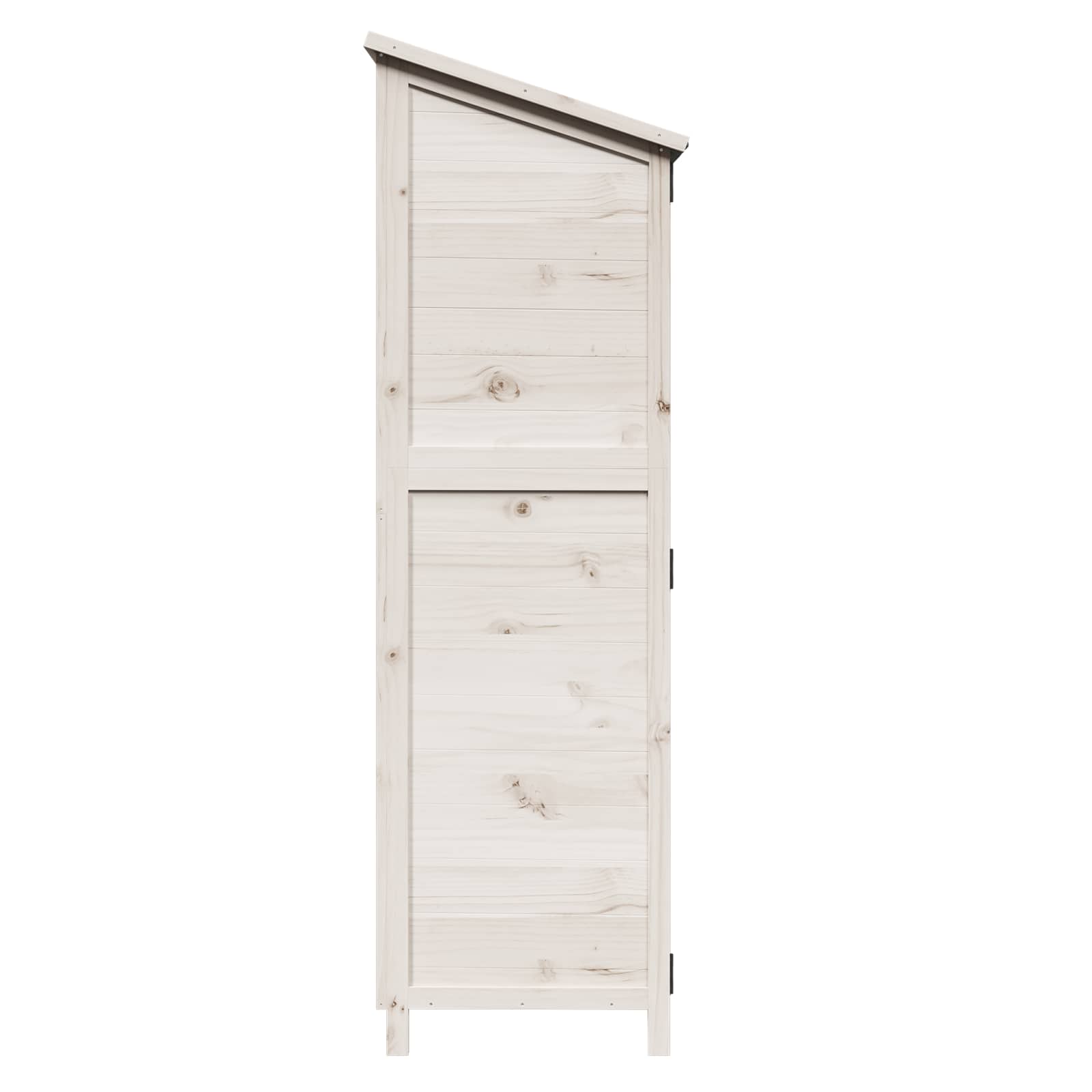 Capanno da Giardino Bianco 59,5 x 56 x 176,5 cm