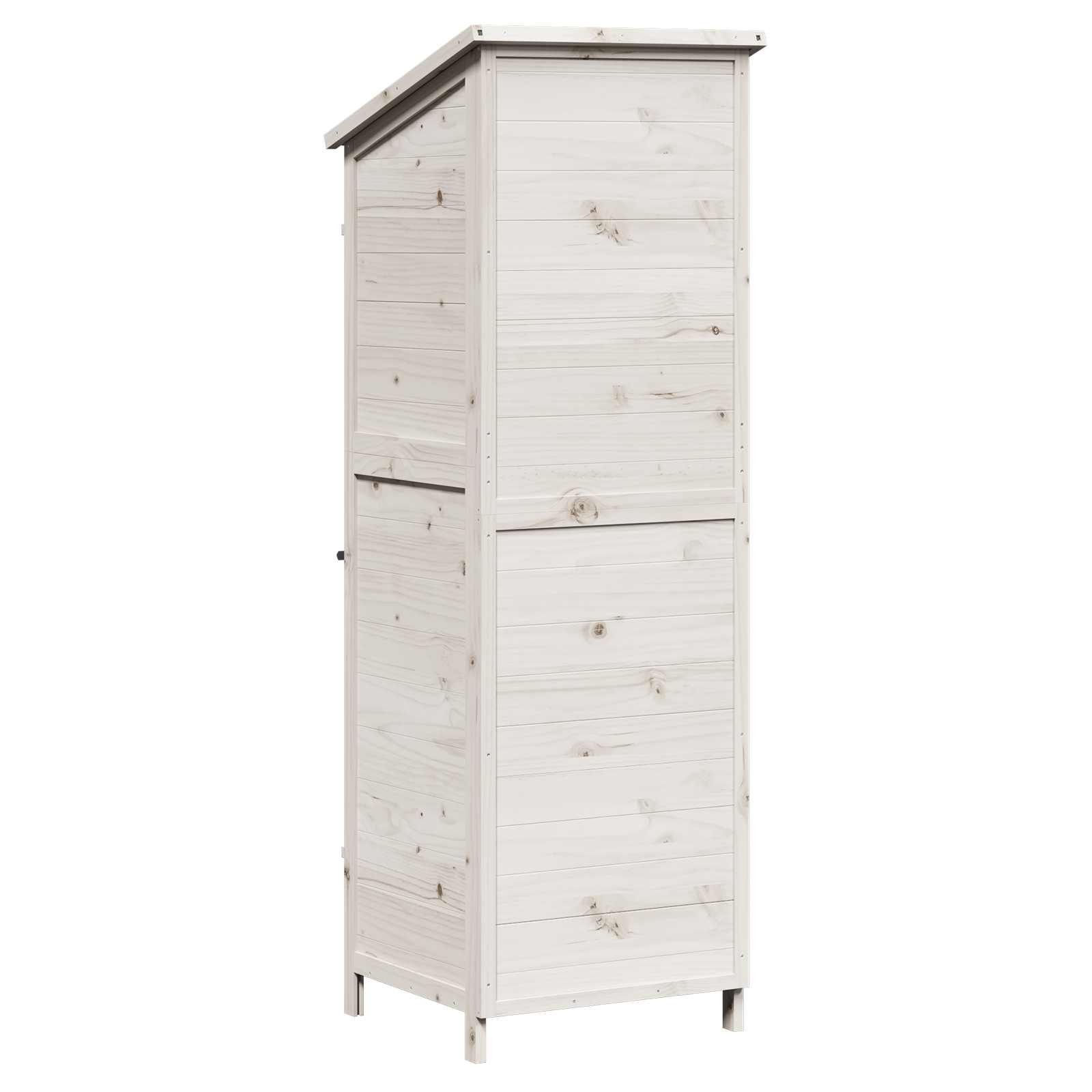 Capanno da Giardino Bianco 59,5 x 56 x 176,5 cm