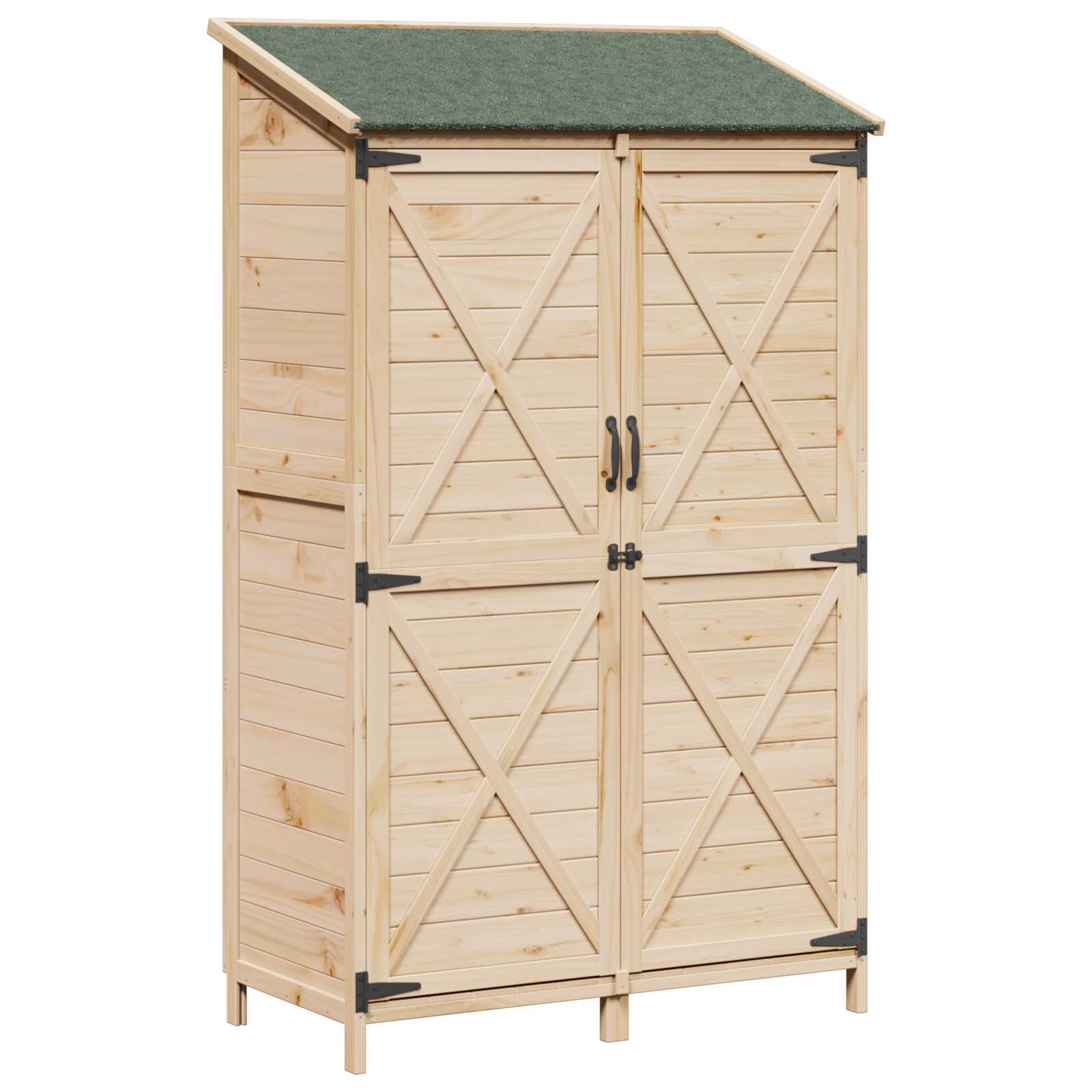 Capanno da Giardino Naturale 106 x 56 x 176,5 cm