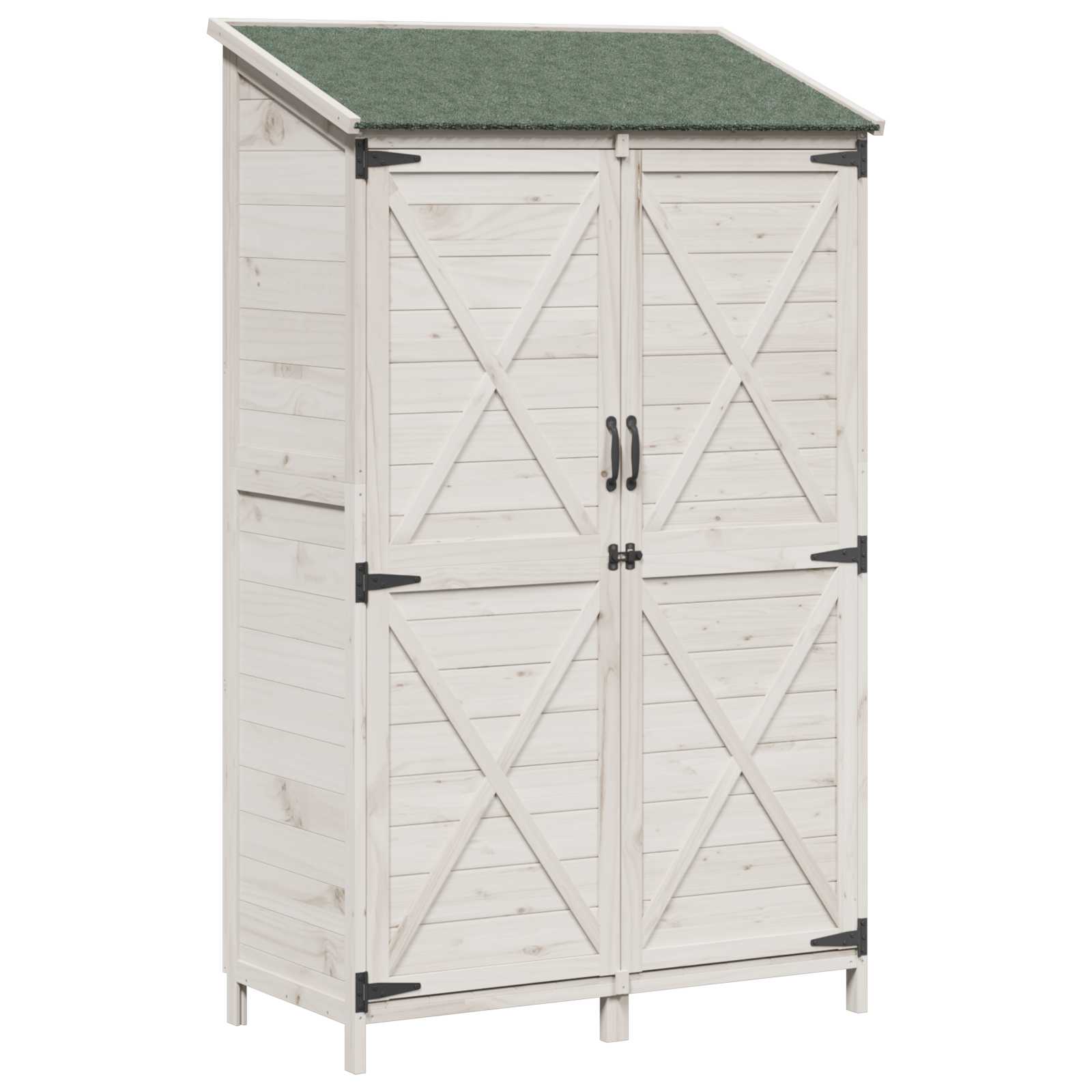Capanno da Giardino Bianco 106 x 56 x 176,5 cm