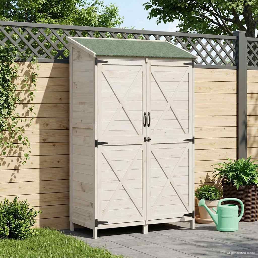 Capanno da Giardino Bianco 106 x 56 x 176,5 cm