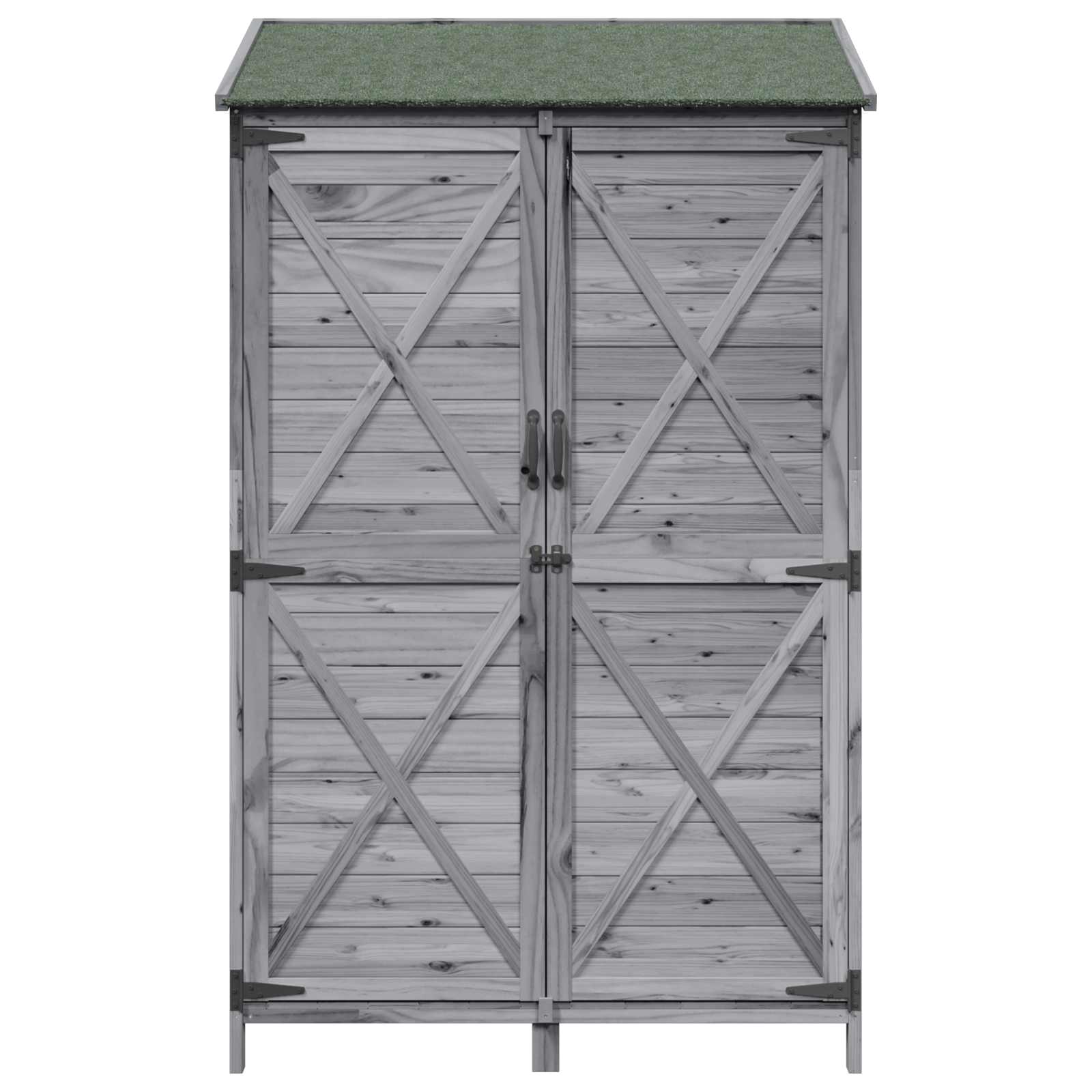 Capanno da Giardino Grigio 106 x 56 x 176,5 cm