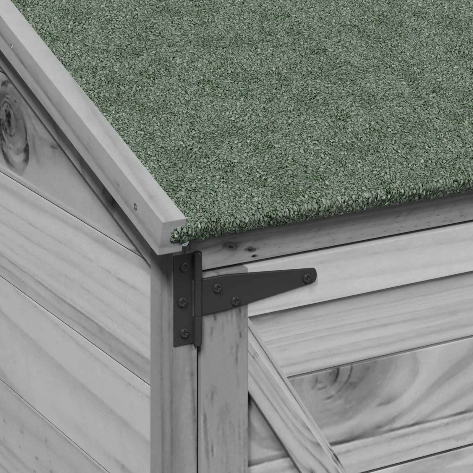 Capanno da Giardino Grigio 106 x 56 x 176,5 cm