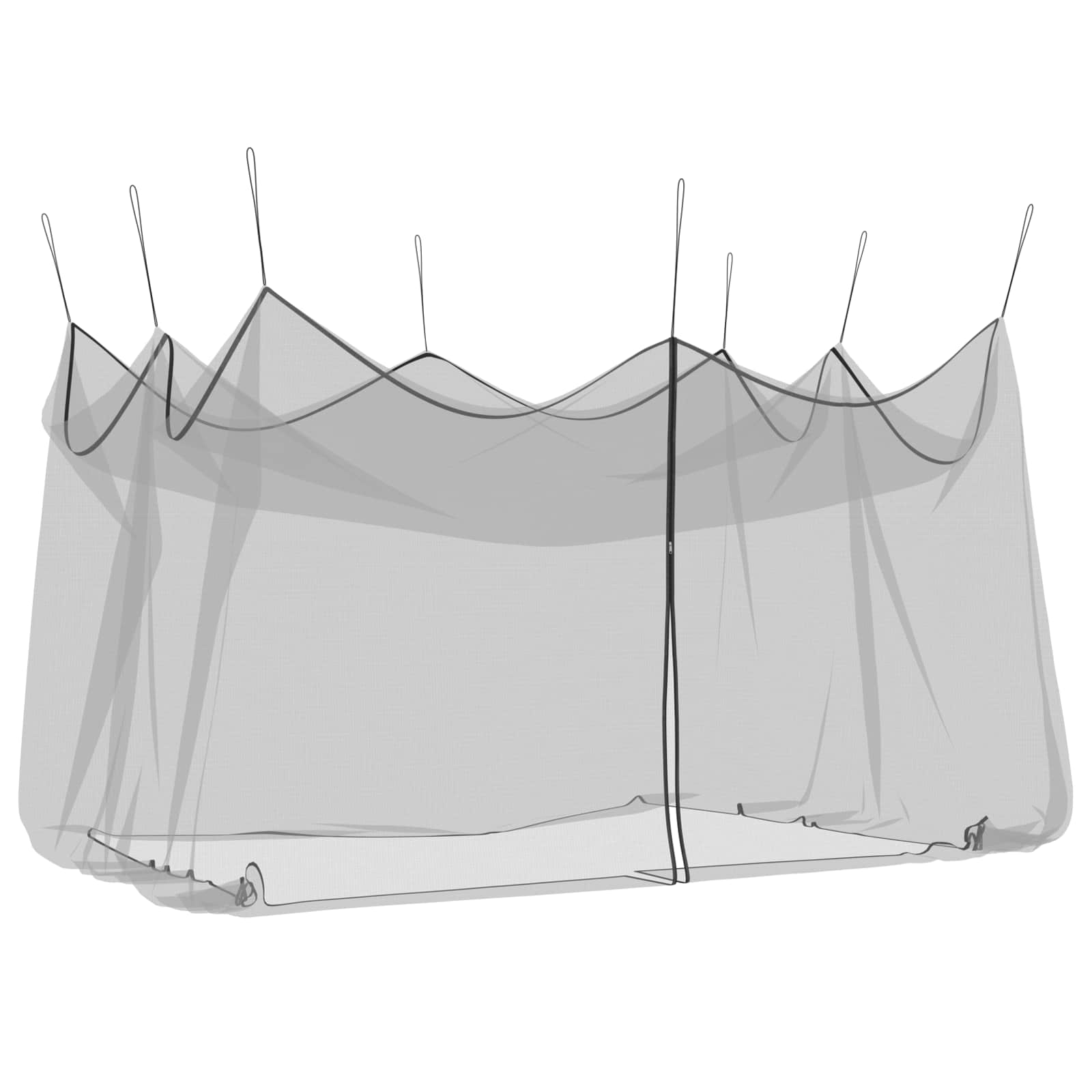 Rete per Zanzare da Giardino 220 mesh Nero 3 x 4,5 x 2,5 m