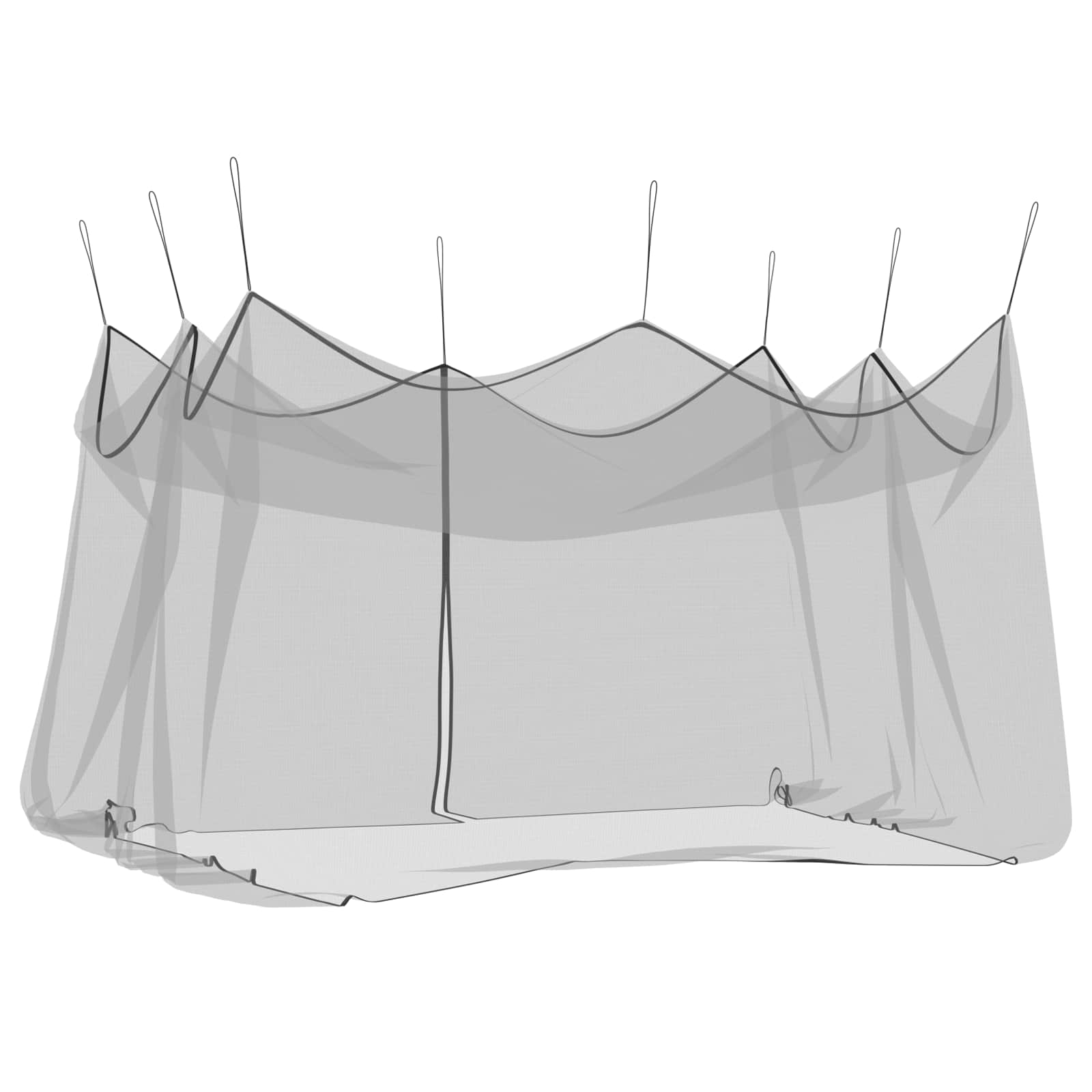 Rete per Zanzare da Giardino 220 mesh Nero 3 x 4,5 x 2,5 m