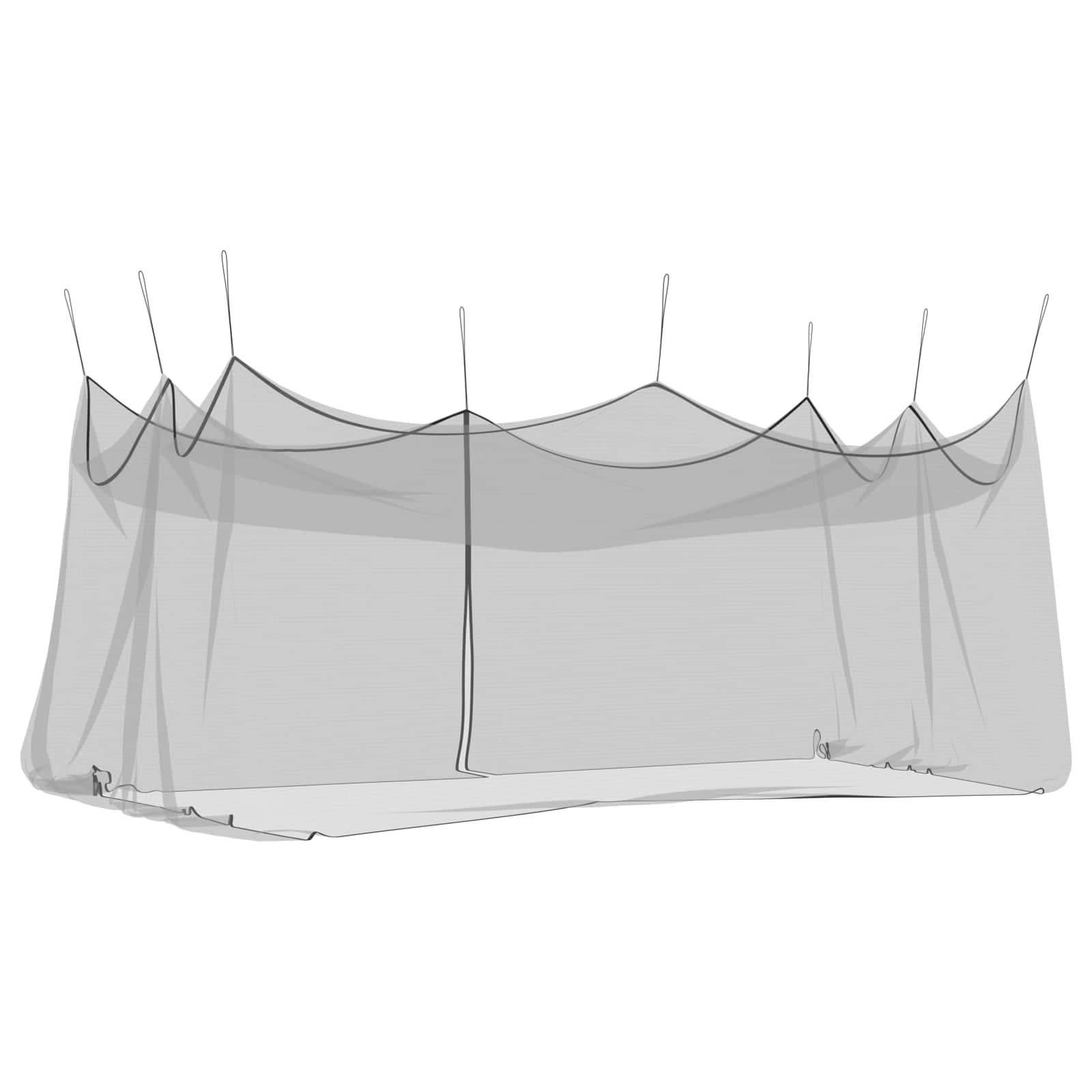 Rete per Zanzare da Giardino 220 mesh Nero 3 x 6 x 2,5 m