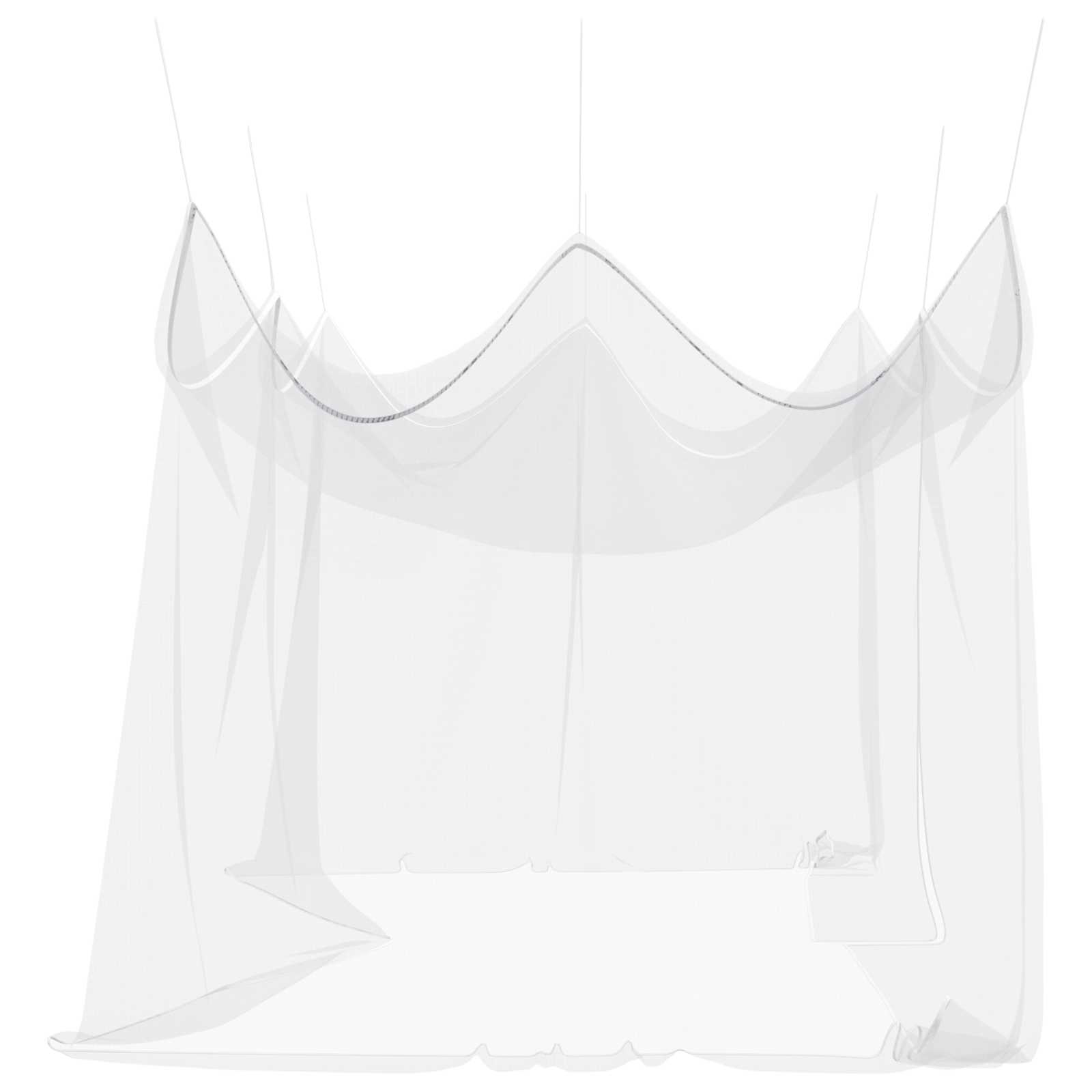 Rete per Zanzare da Giardino 220 mesh Bianco 3 x 6 x 2,5 m