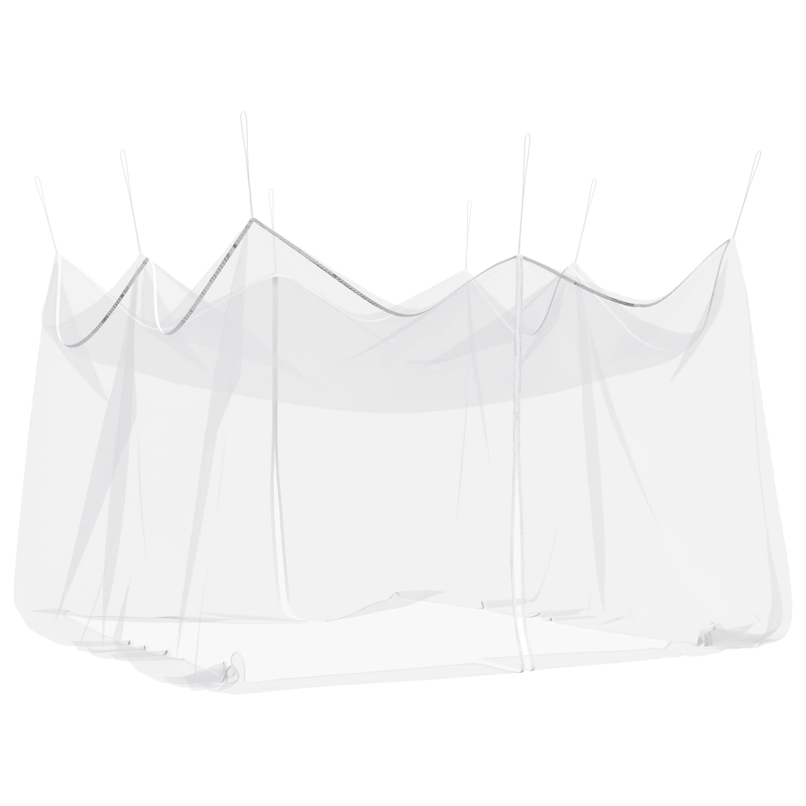 Rete per Zanzare da Giardino 220 mesh Bianco 4 x 4 x 2,5 m