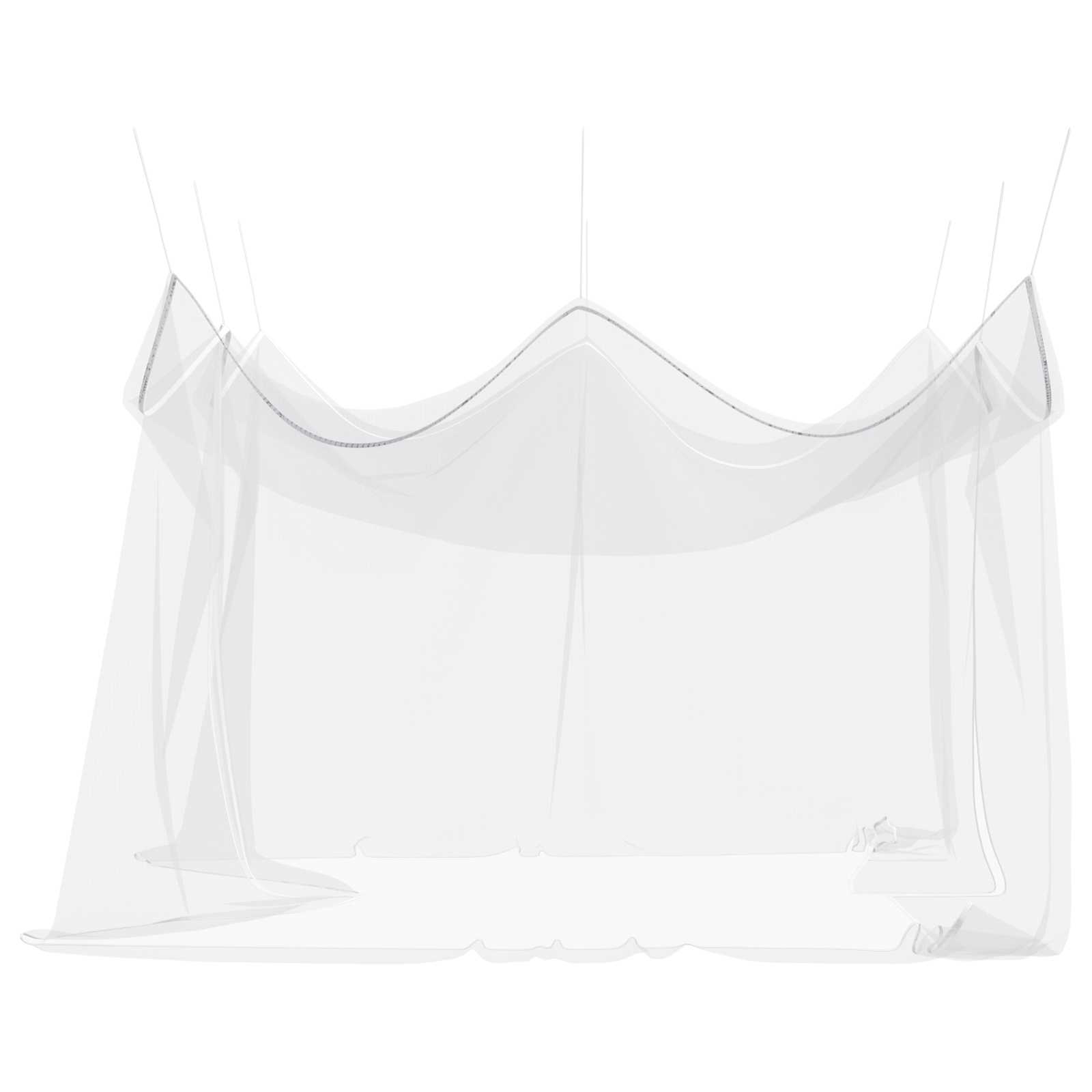 Rete per Zanzare da Giardino 220 mesh Bianco 4 x 4 x 2,5 m