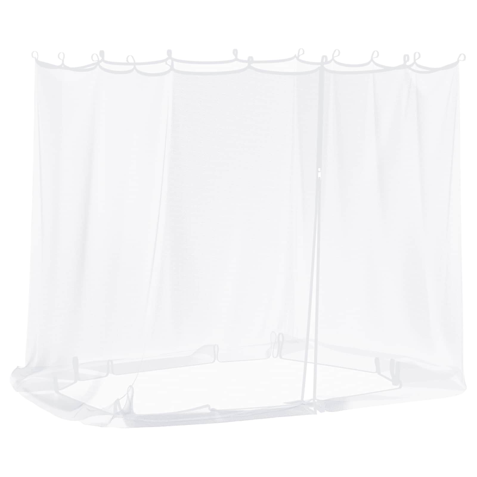 Zanzariera per gazebo 220 mesh Bianco 2 x 2 x 2 m Poliestere