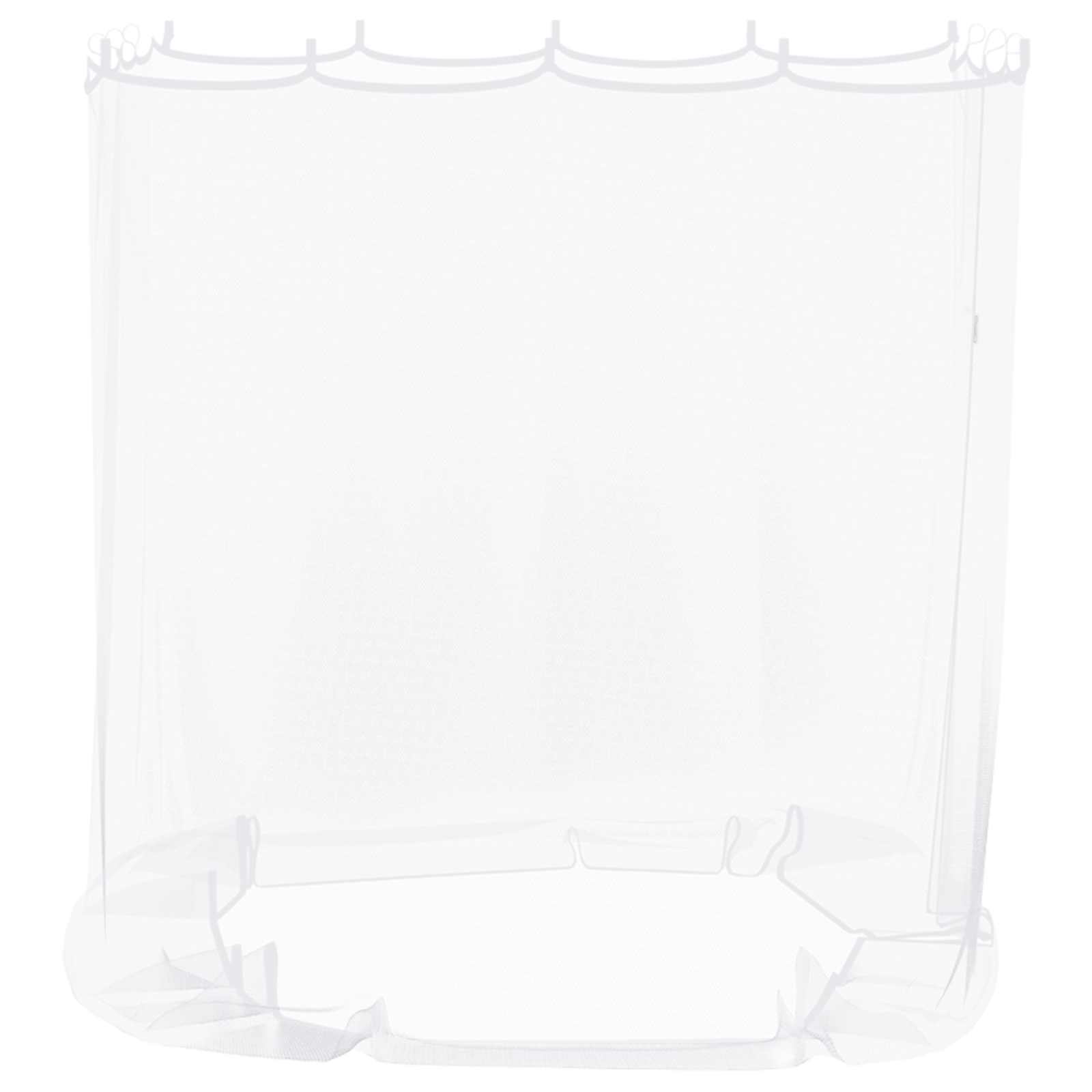 Zanzariera per gazebo 220 mesh Bianco 2 x 2 x 2 m Poliestere