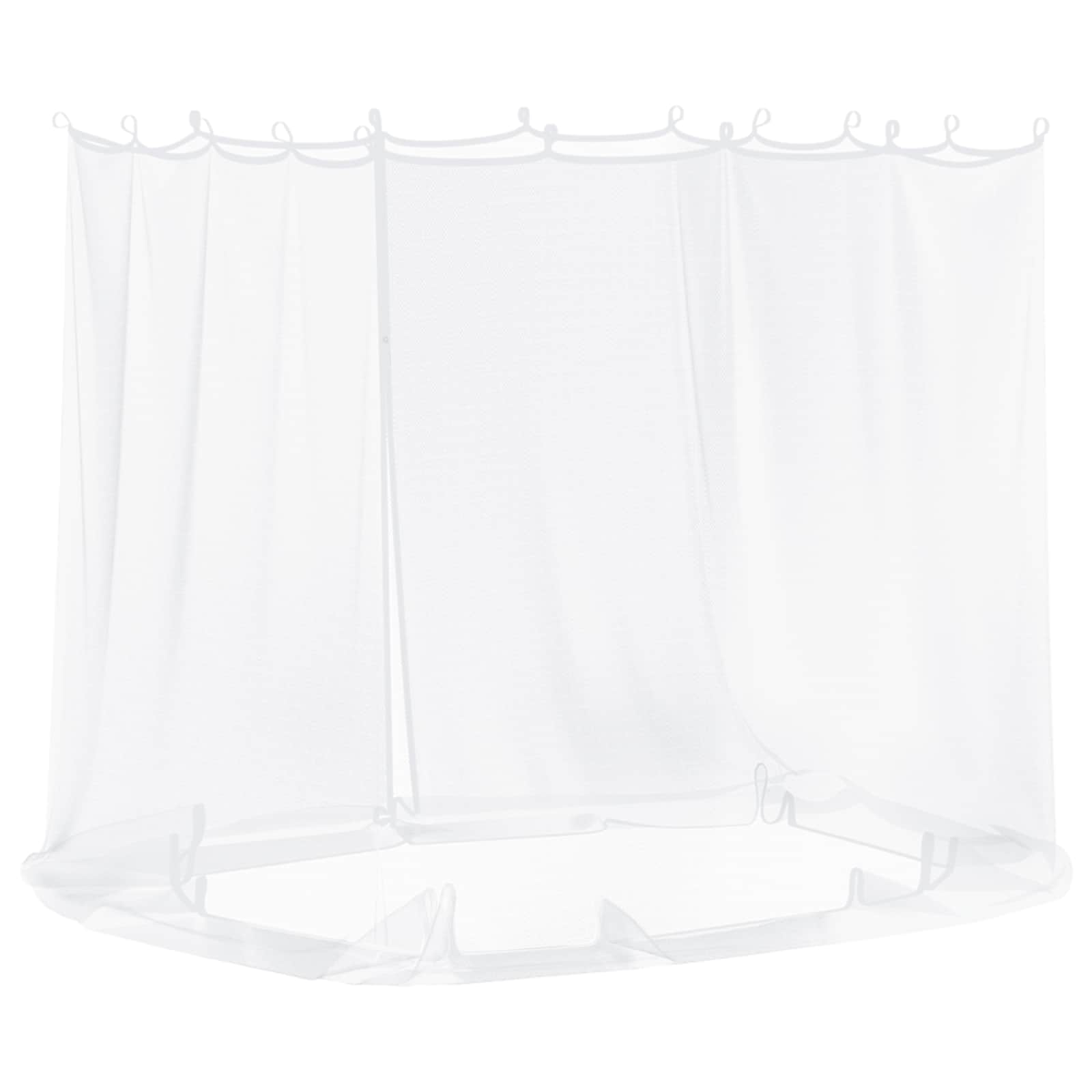 Zanzariera per gazebo 220 mesh Bianco 2 x 2 x 2 m Poliestere