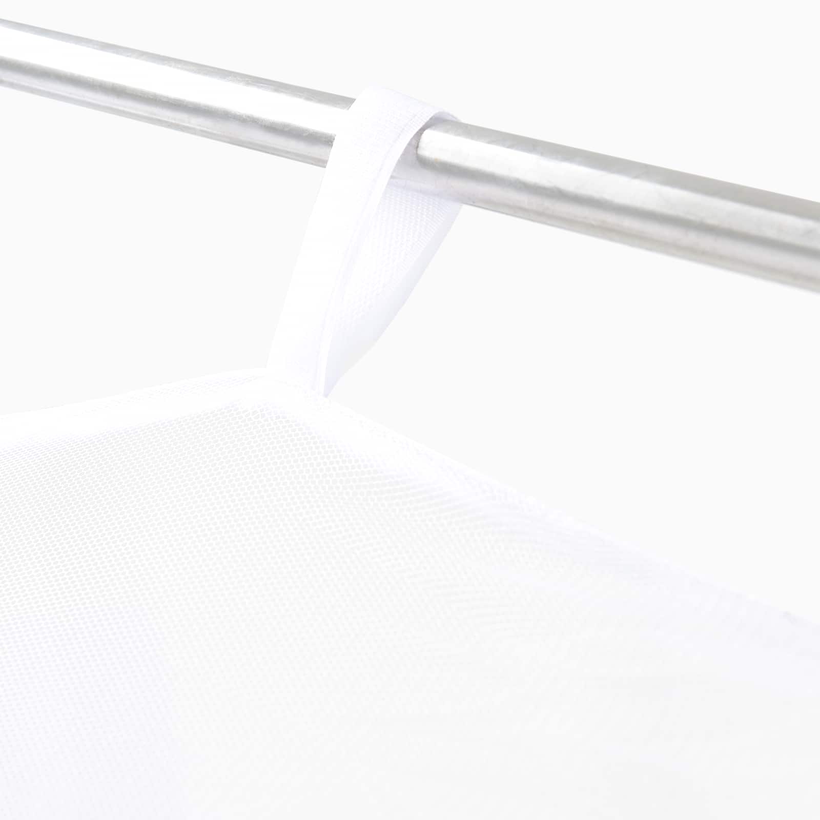 Zanzariera per gazebo 220 mesh Bianco 3,6 x 3,6 x 2 cm