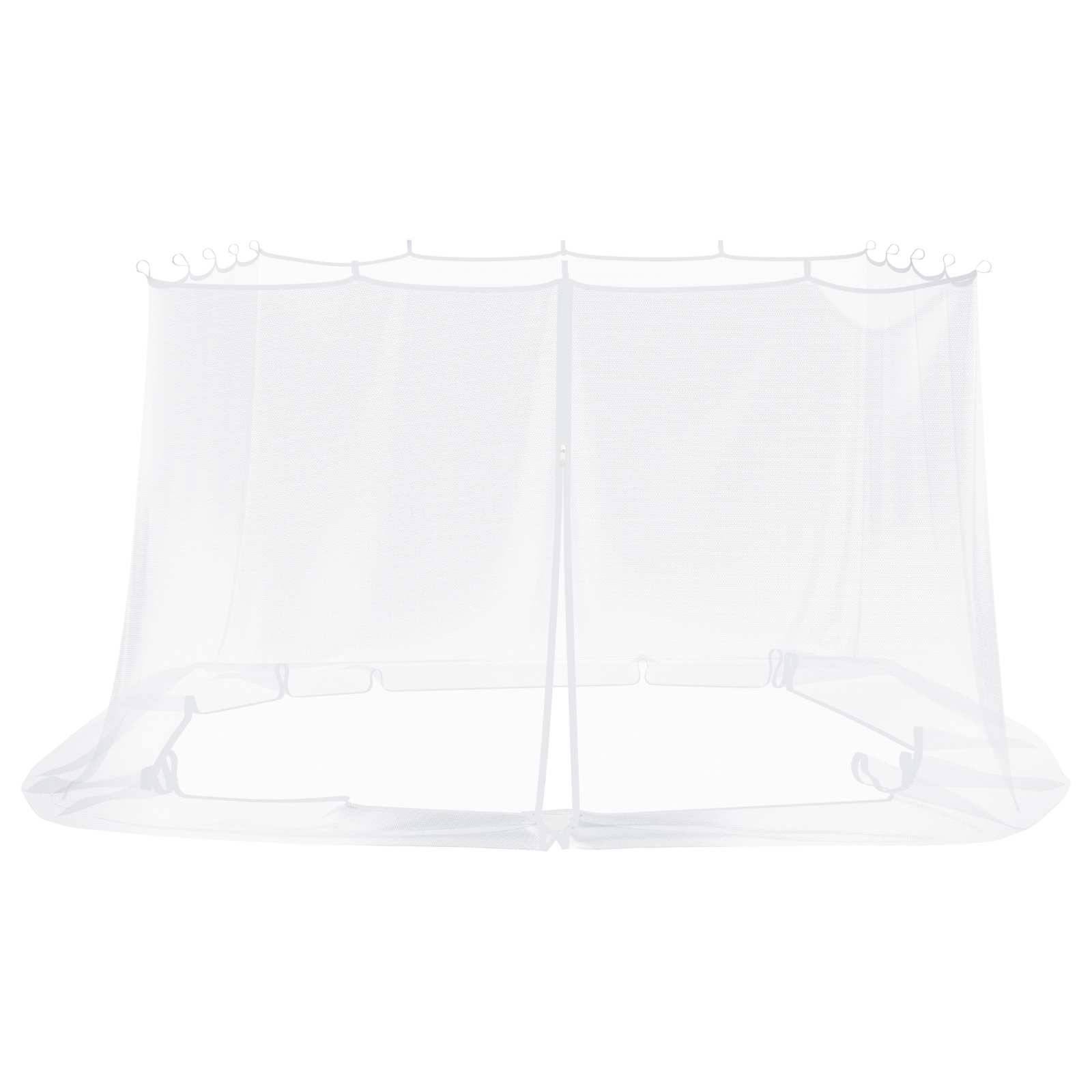 Zanzariera per gazebo 220 mesh Bianco 4,5 x 3 x 2 m Poliestere