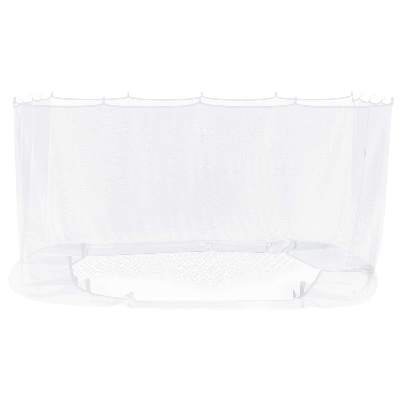 Zanzariera per gazebo 220 mesh Bianco 4,5 x 3 x 2 m Poliestere