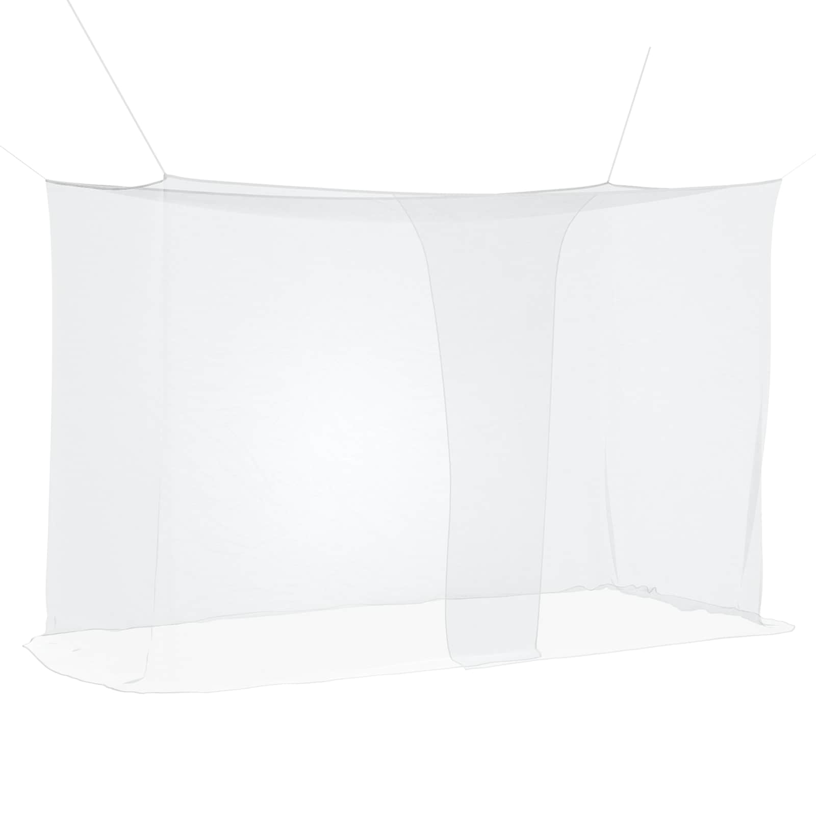 Rete per zanzare per letto 3 pz 156 mesh Bianco Poliestere