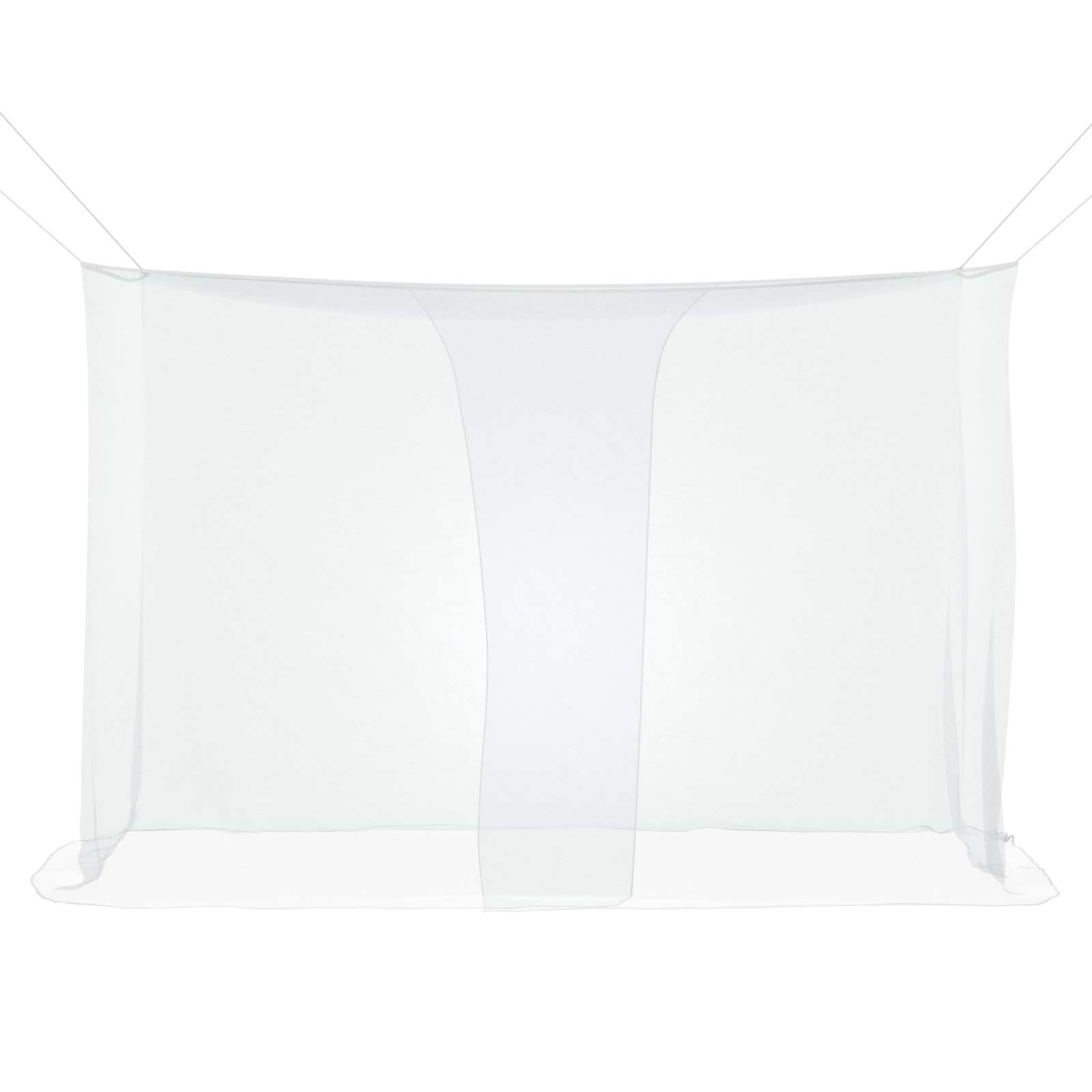 Rete per zanzare per letto 3 pz 156 mesh Bianco Poliestere