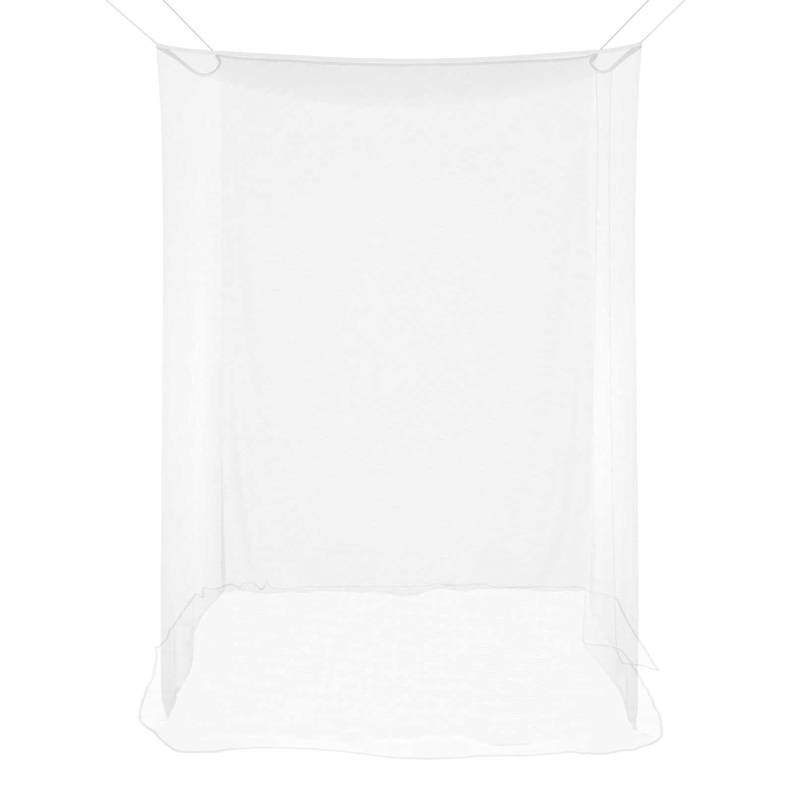 Rete per zanzare per letto 3 pz 156 mesh Bianco Poliestere