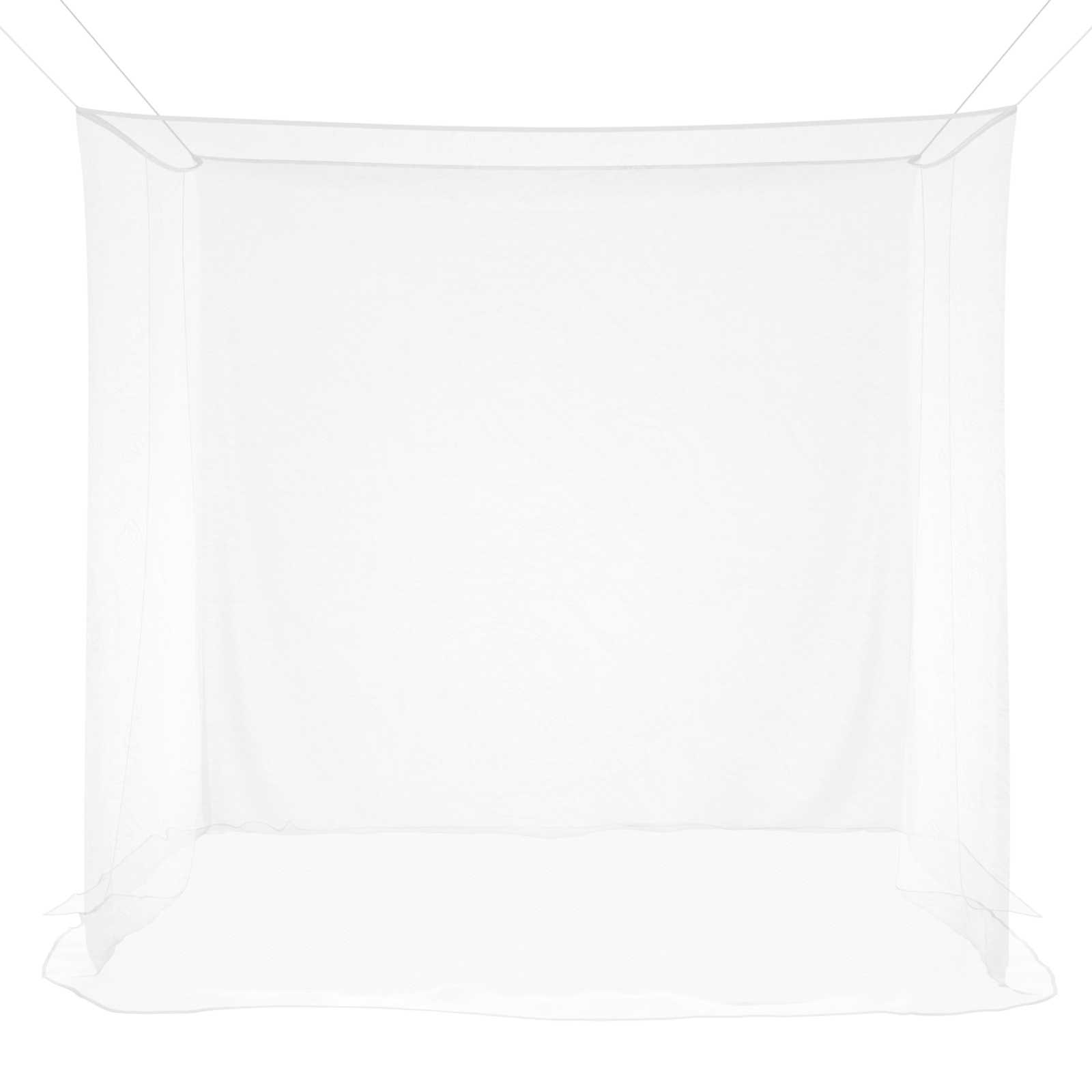 Rete per zanzare per letto 3 pz 156 mesh Bianco Poliestere