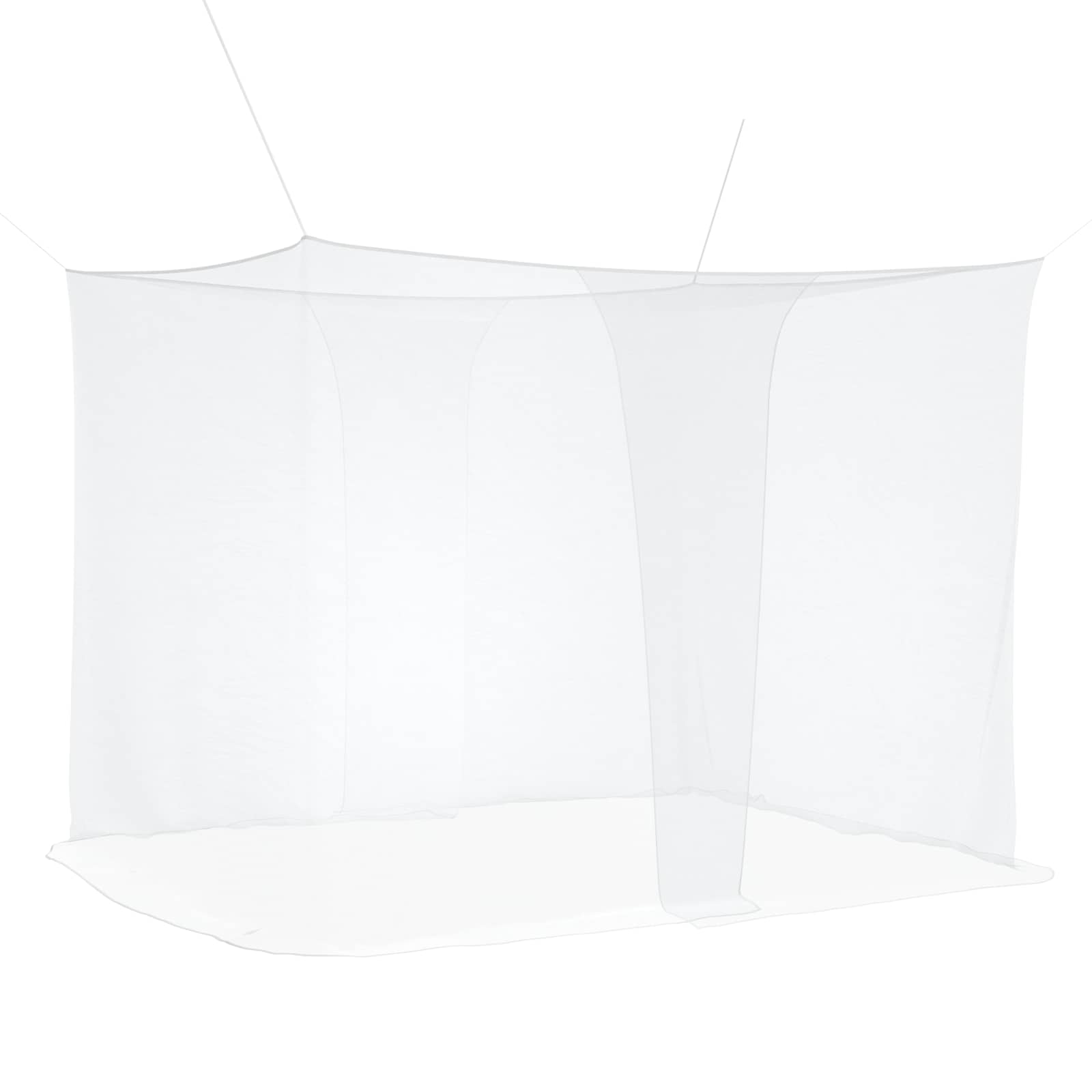 Rete per zanzare per letto 3 pz 156 mesh Bianco Poliestere