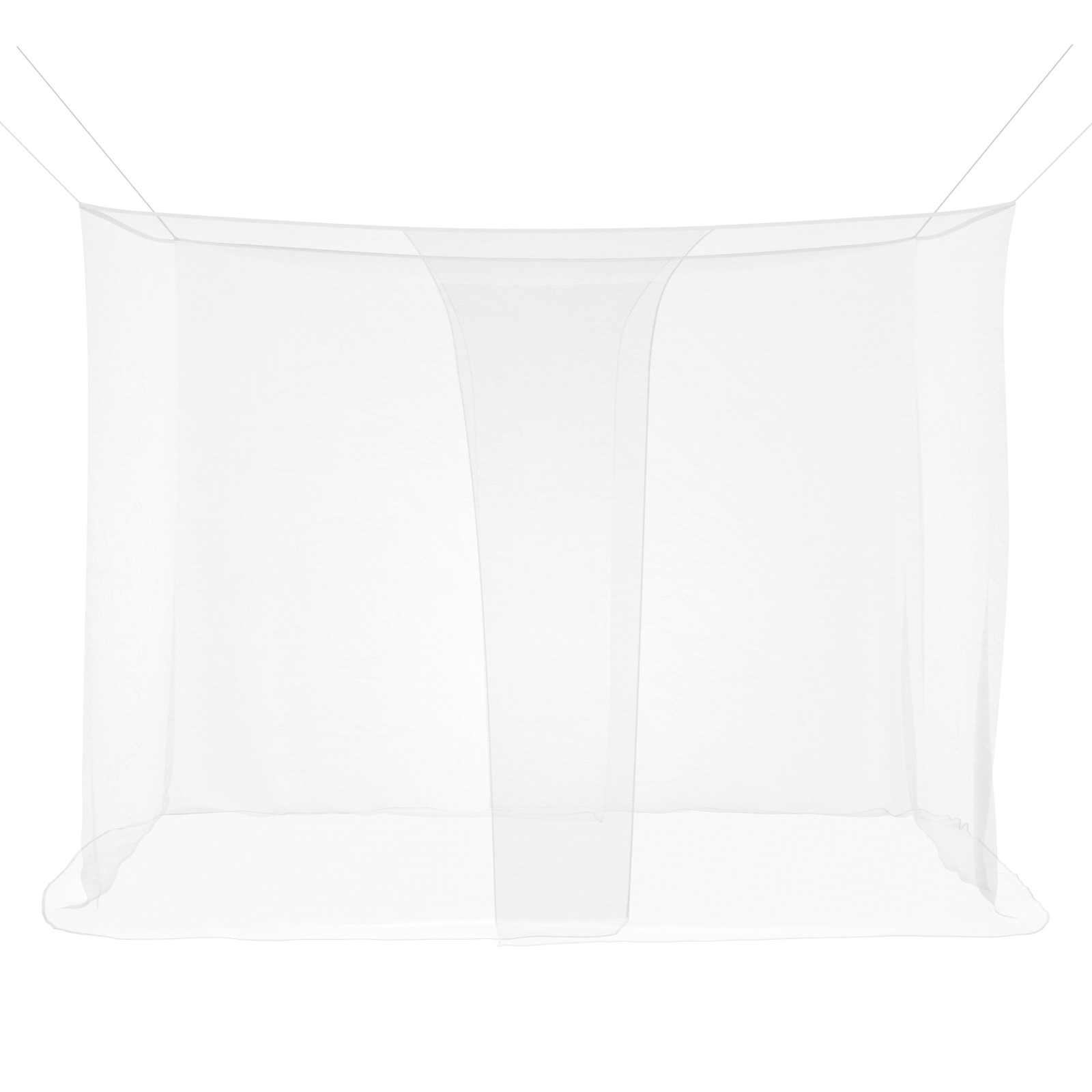 Rete per zanzare per letto 3 pz 156 mesh Bianco Poliestere