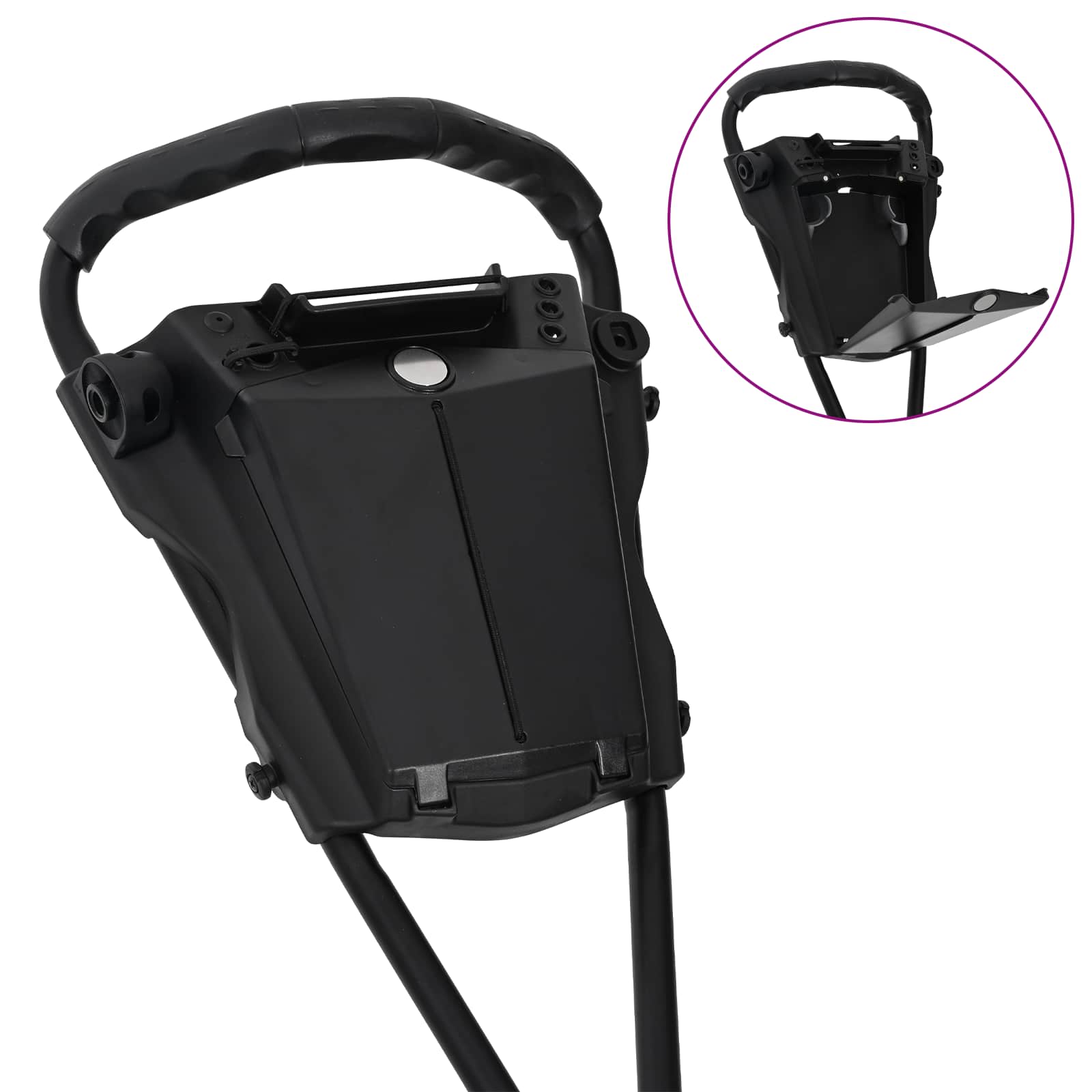 Carrello da golf Nero Ferro Pieghevole
