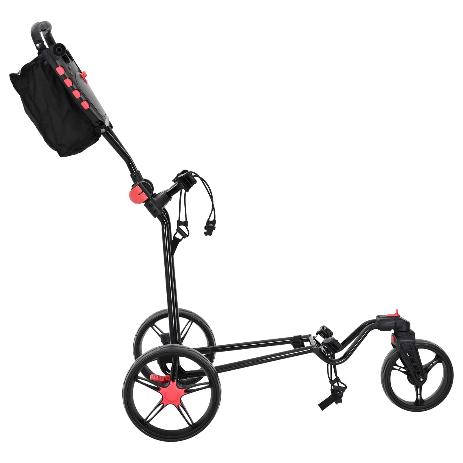 Carrello da golf Nero Ferro Pieghevole