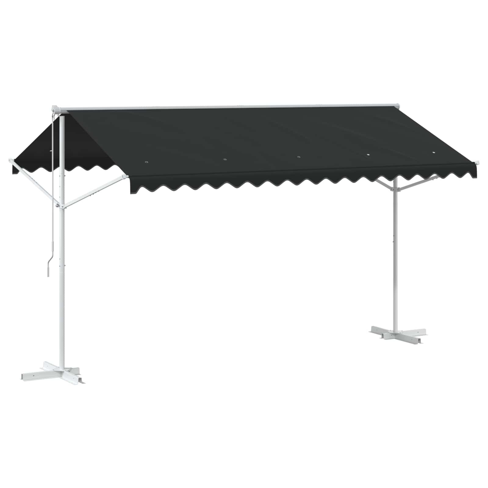 Tenda autoportante 4 × 3 m Poliestere Antracite