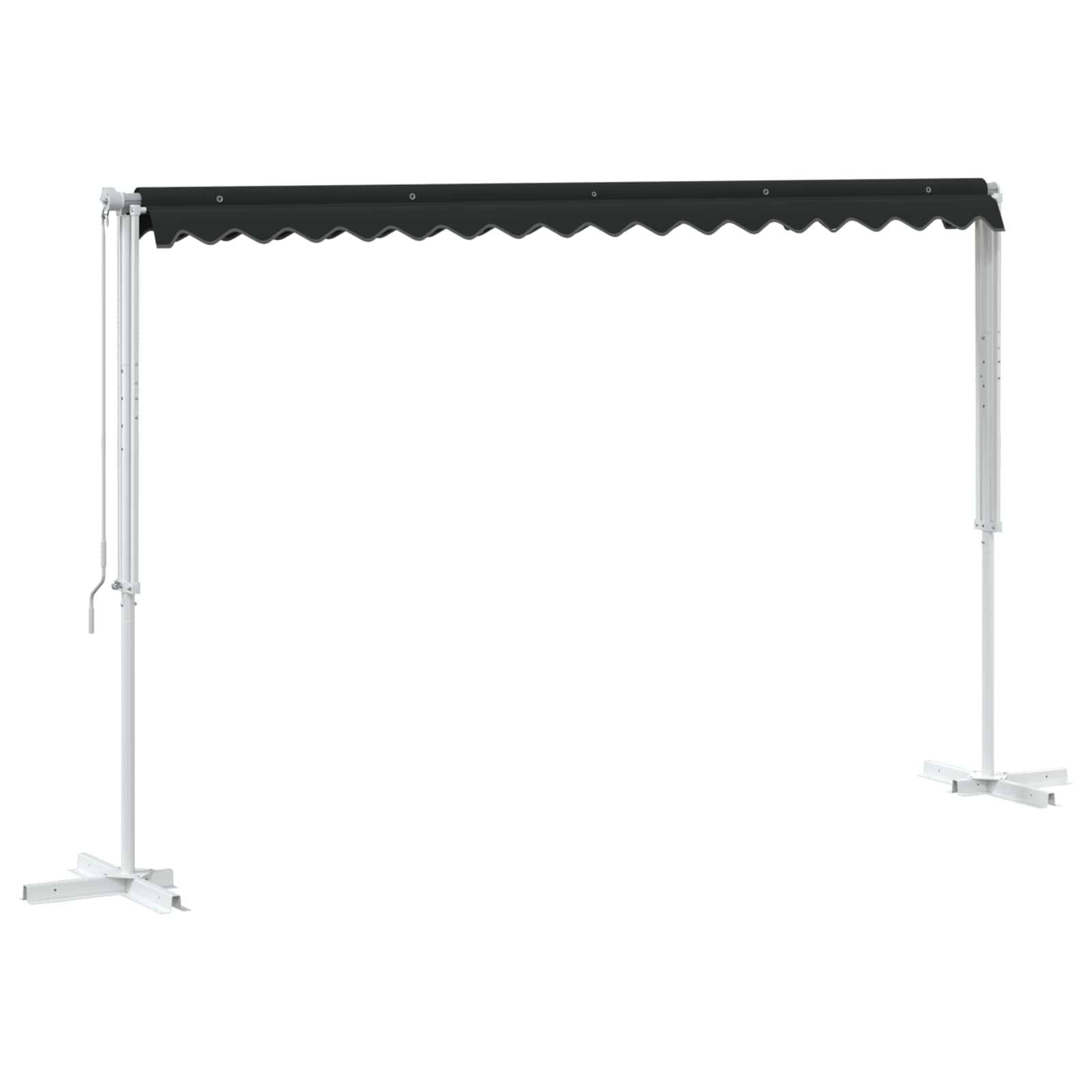 Tenda autoportante 4 × 3 m Poliestere Antracite