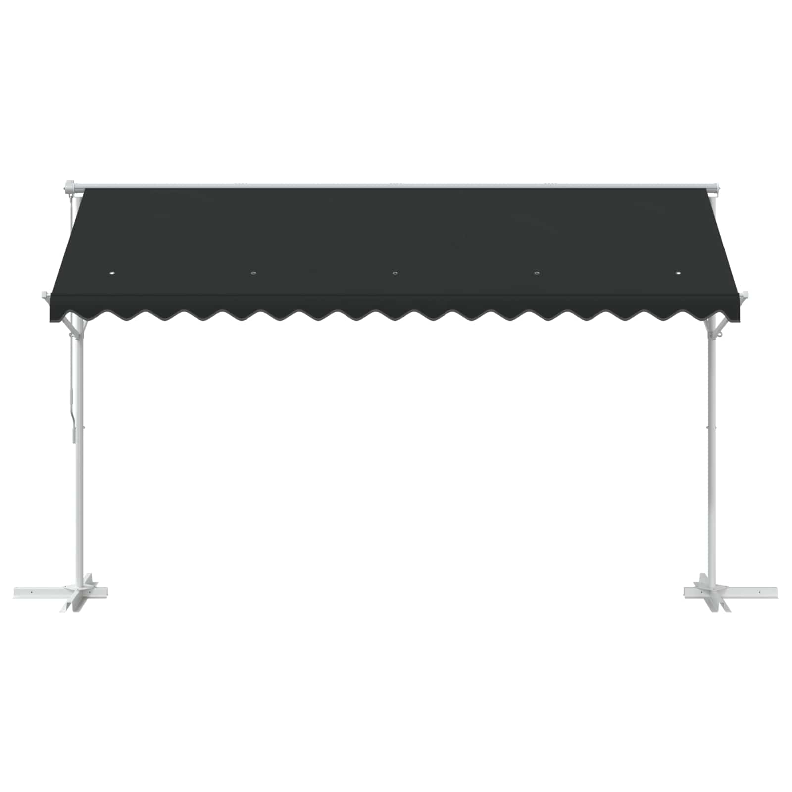 Tenda autoportante 4 × 3 m Poliestere Antracite