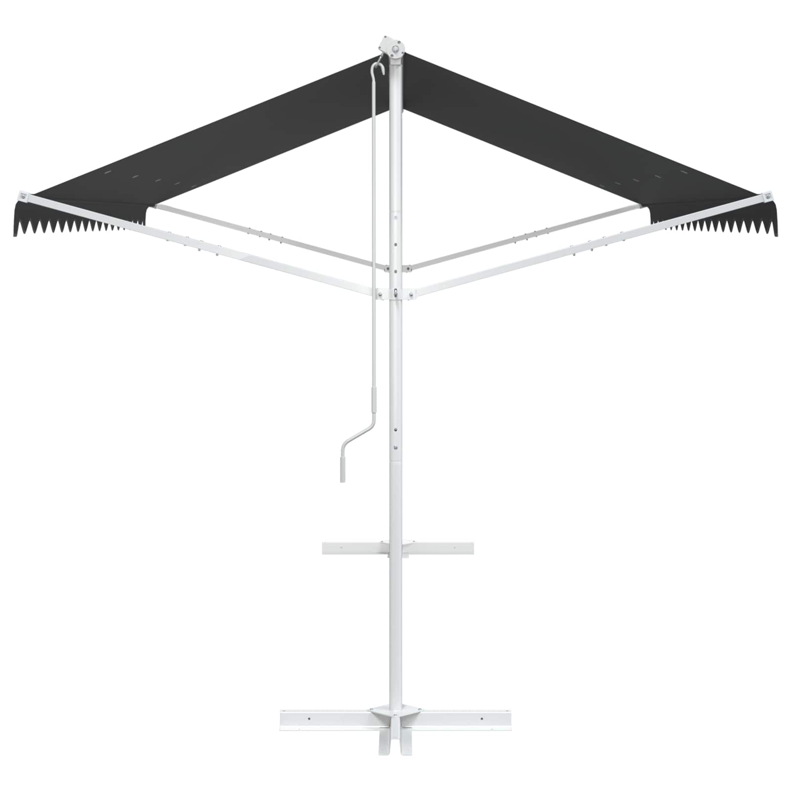 Tenda autoportante 4 × 3 m Poliestere Antracite