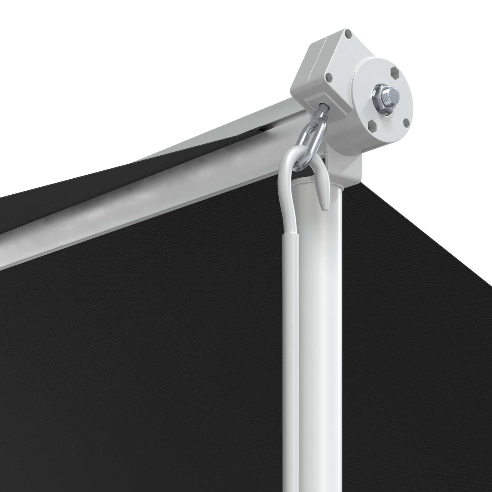 Tenda autoportante 4 × 3 m Poliestere Antracite