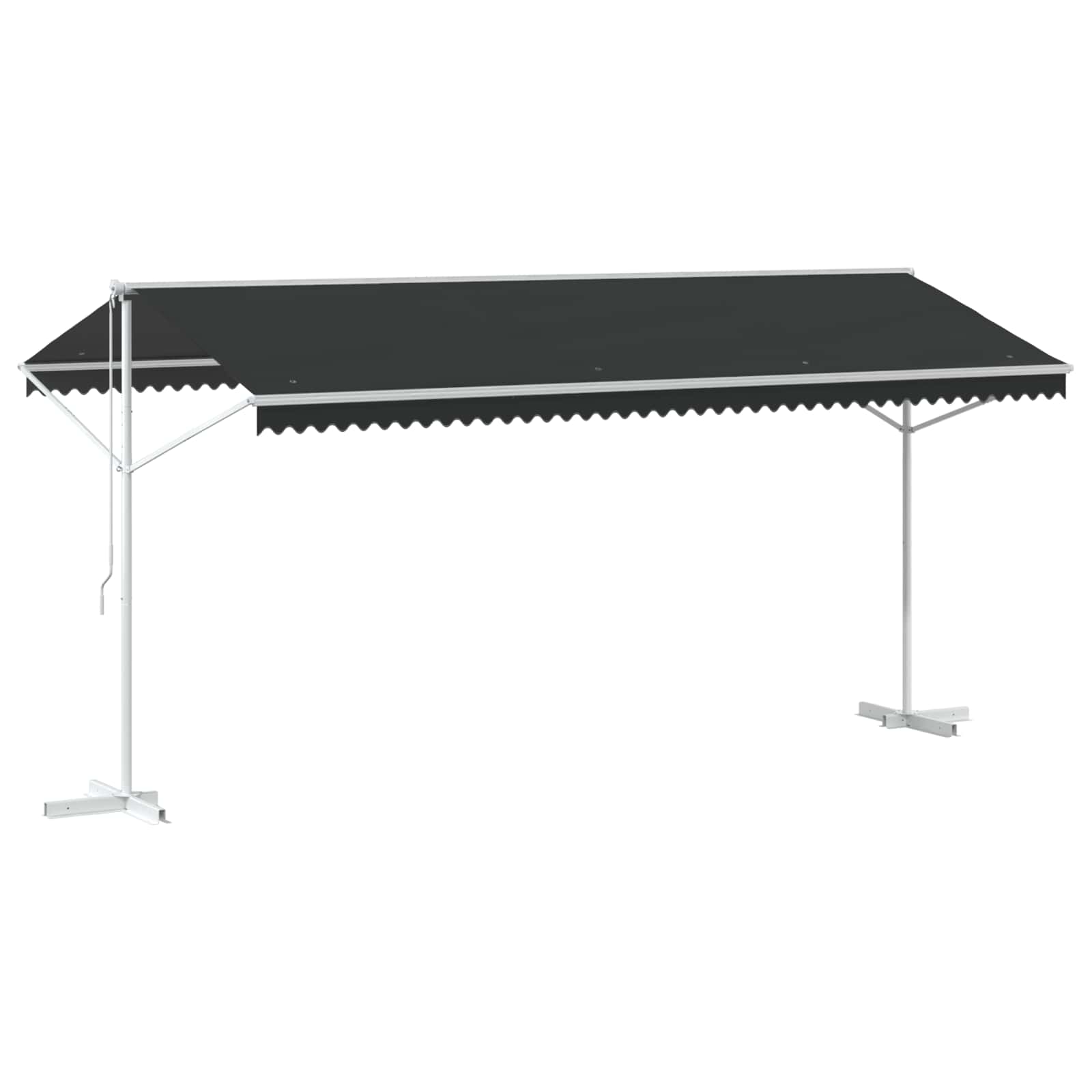 Tenda autoportante 5 x 3 m Poliestere Antracite